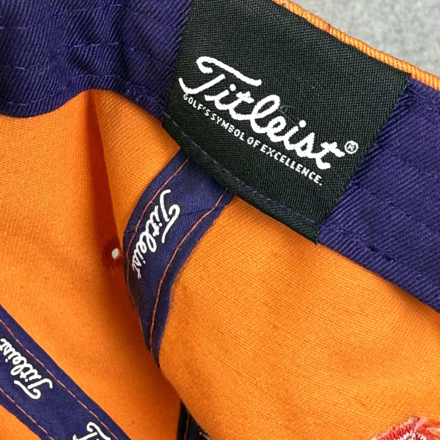 Titleist Titleist Orange Unisex Adult Adjustable Golf Baseball Cap Hat Size ONE SIZE - 6 Thumbnail