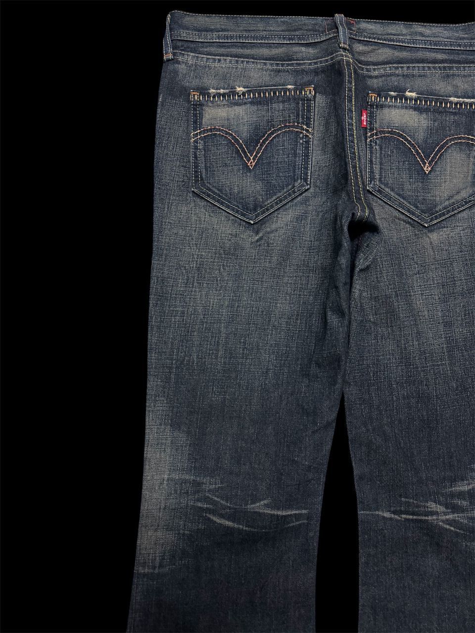 If Six Was Nine Bell Bottom💥90s Levi’s RedLoop Sick Whisker Rusty Bootcut Size US 30 / EU 46 - 18 Thumbnail