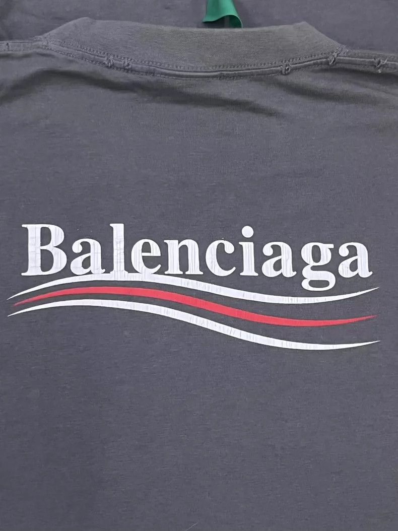 Balenciaga Balenciaga Letter Logo Print Crew Neck Short Sleeve T-Shir Size US S / EU 44-46 / 1 - 4 Thumbnail