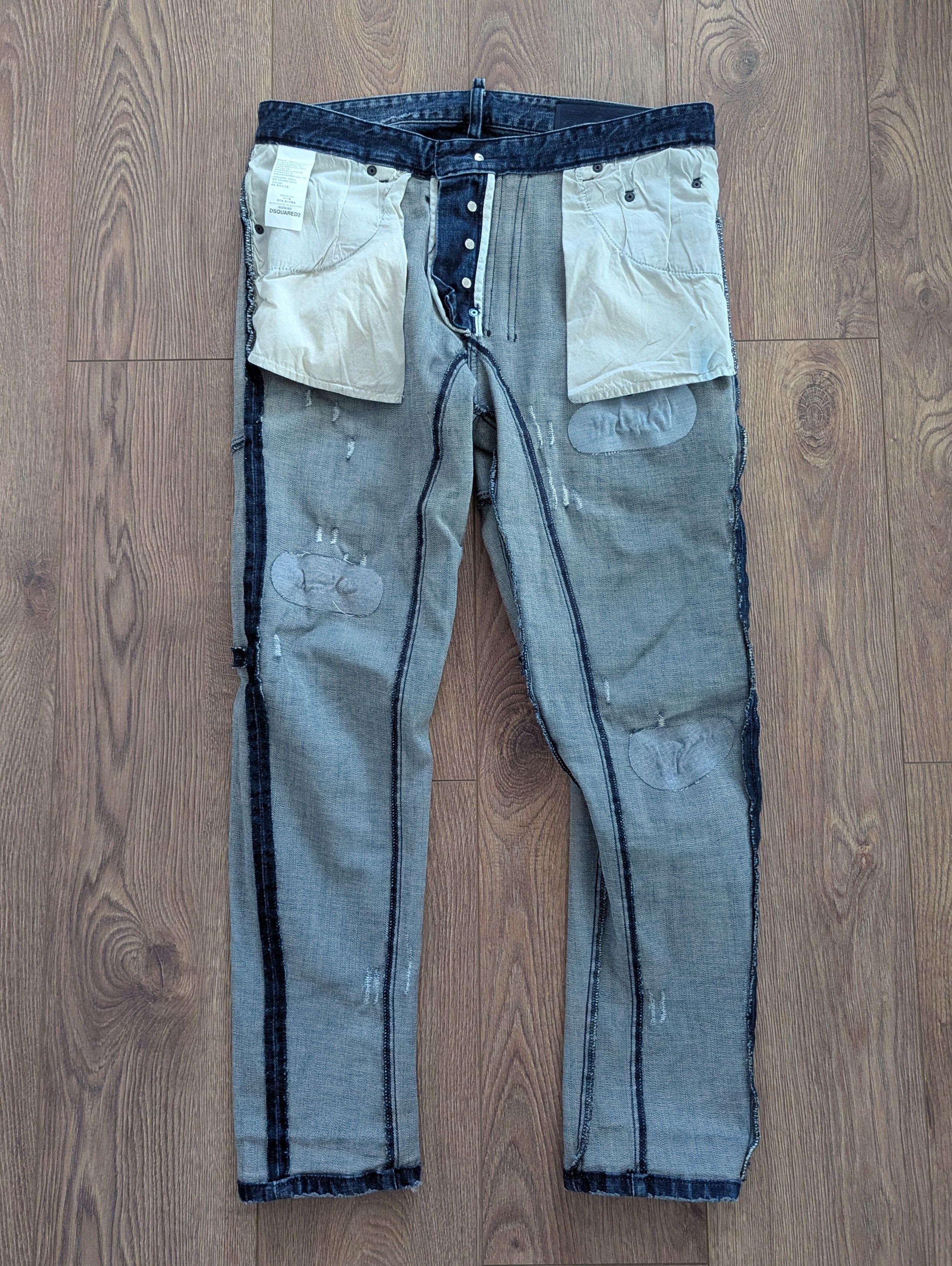 Dsquared2 DSQUARED2 Slim Jean Made In Italy Denim Pants Luxury Brand Size US 34 / EU 50 - 15 Thumbnail