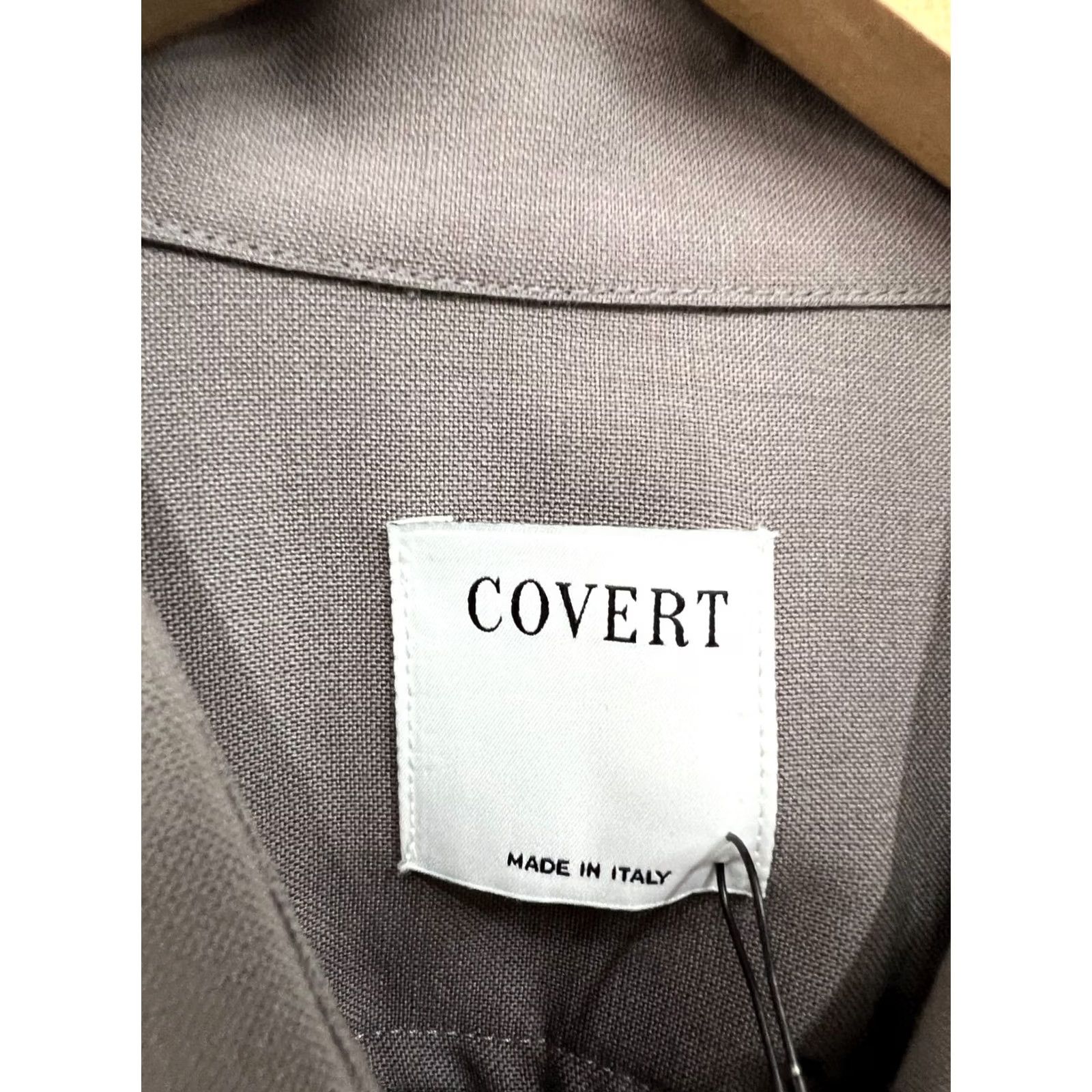 Vintage Covert Italy Patch Pocket Shirt Wool Long Sleeve Mens Size L Gray Size US L / EU 52-54 / 3 - 3 Thumbnail