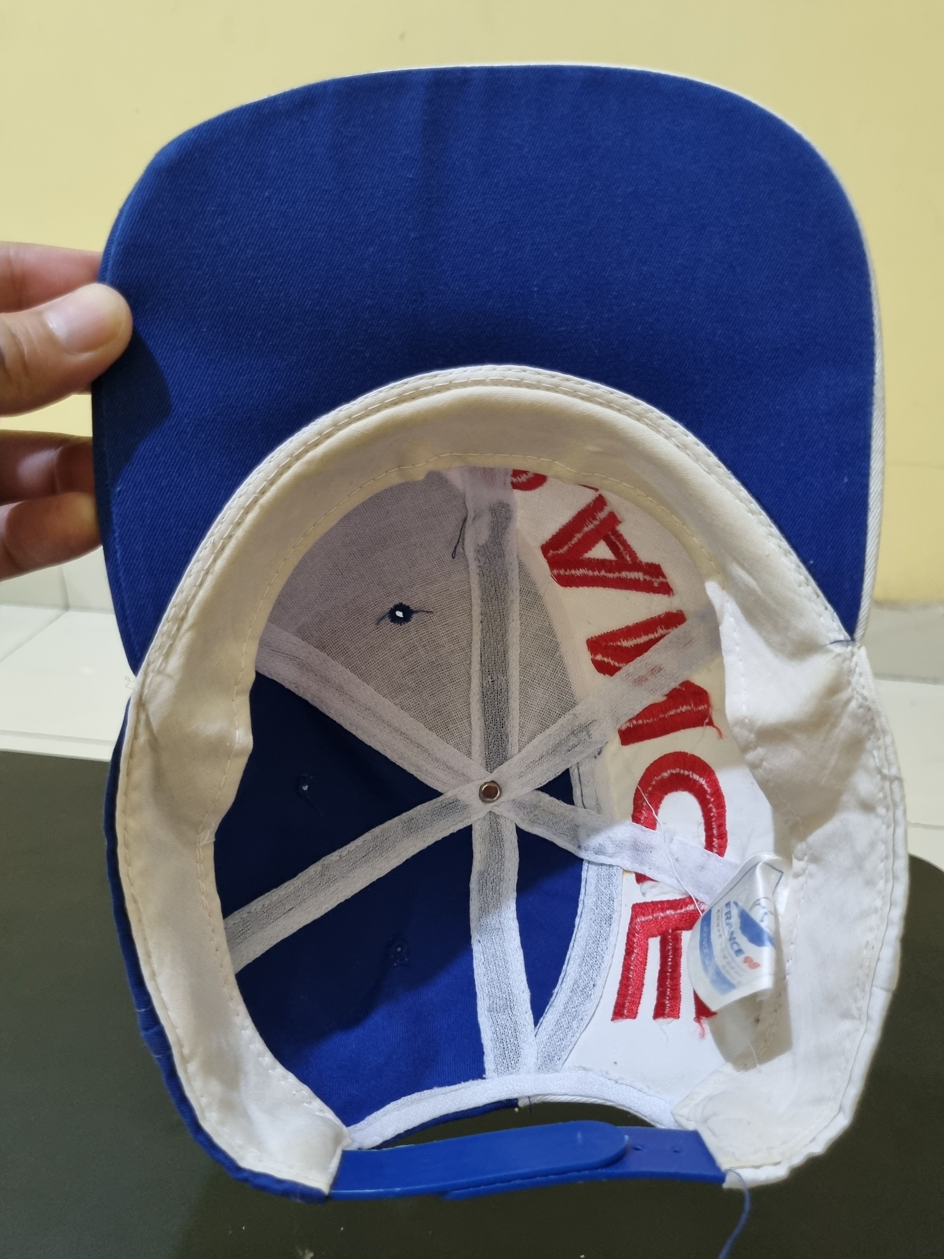 Vintage France World cup 98 hat Size ONE SIZE - 6 Thumbnail