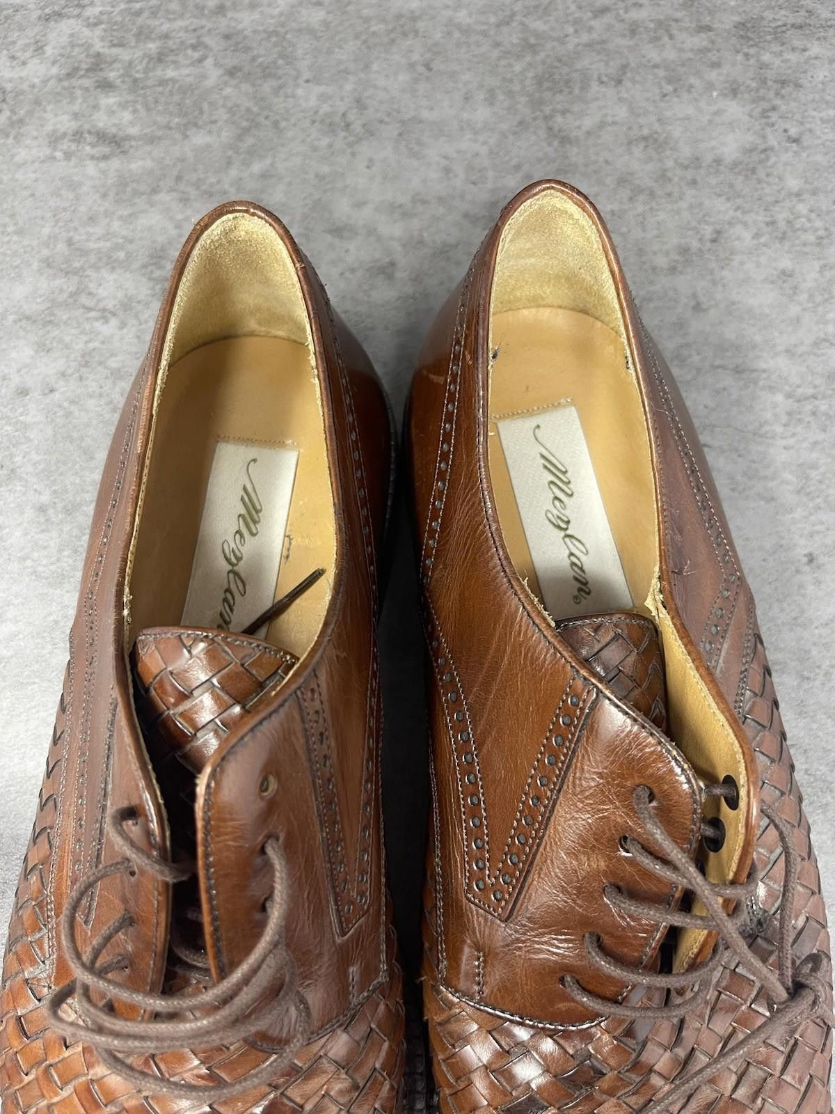 Mezlan Mezlan Shoes Mens Size 10.5 Valencia Brown Leather Size US 10.5 / EU 43-44 - 9 Thumbnail