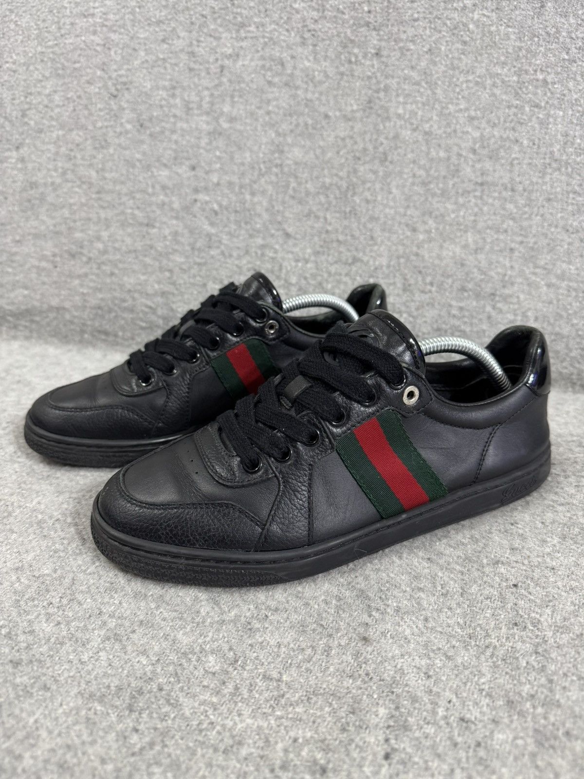 Gucci Gucci Ace Coda Web Stripe Low Leather Sneakers size 36 Italy Size US 6 / IT 36 - 7 Thumbnail