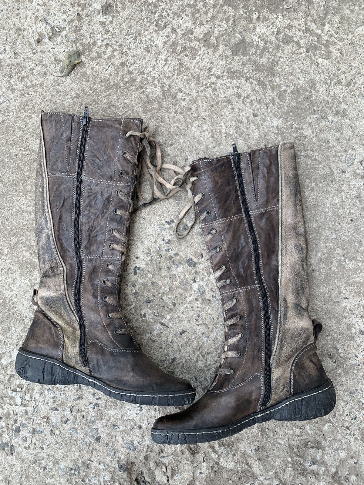 Vintage Vintage Design high boxer boots moto biker shoes core Size US 8 / IT 38 - 6 Thumbnail