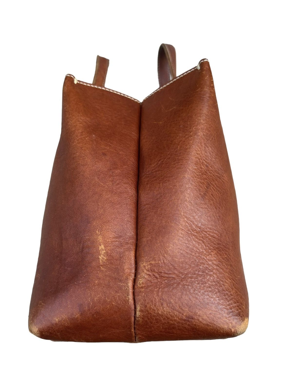 Leather Vintage Tsuchiya Kaban Patina Leather Mini Bag Size ONE SIZE - 13 Thumbnail