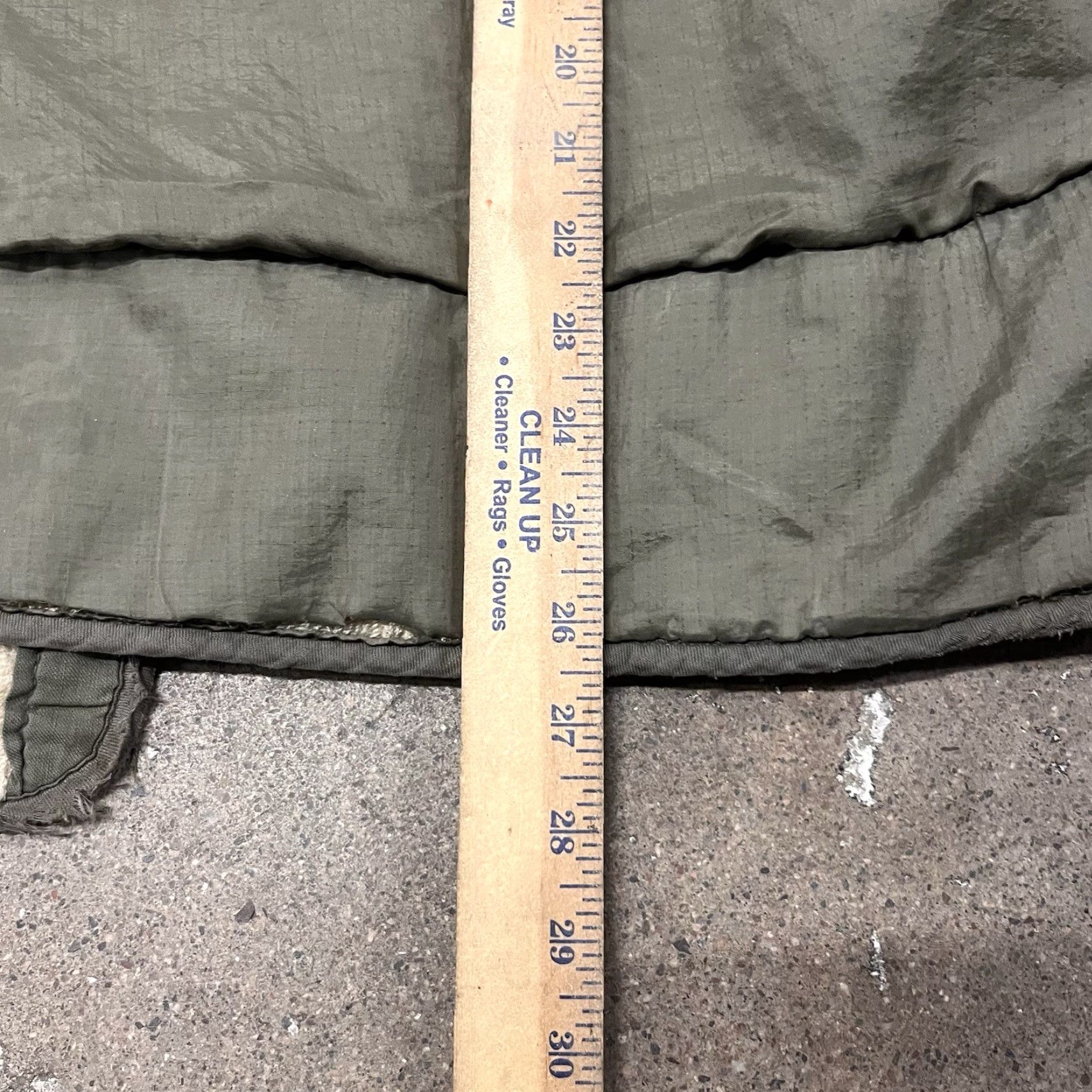 VINTAGE DT&TSC USAF Air Force Wool Jacket Liner Adult XL Green Military Bomber