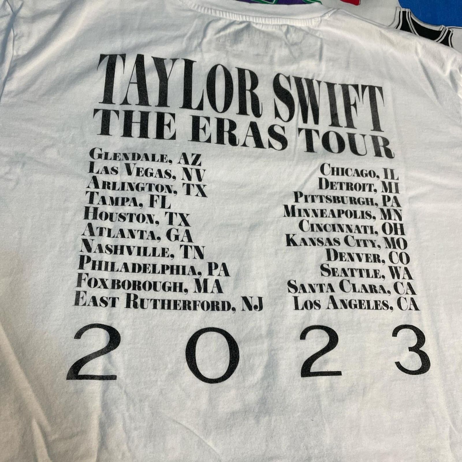 American Apparel × Band Tees 2023 Taylor Swift Eras Tour Official Merch Rare Tee Size XL / US 12-14 / IT 48-50 - 4 Thumbnail