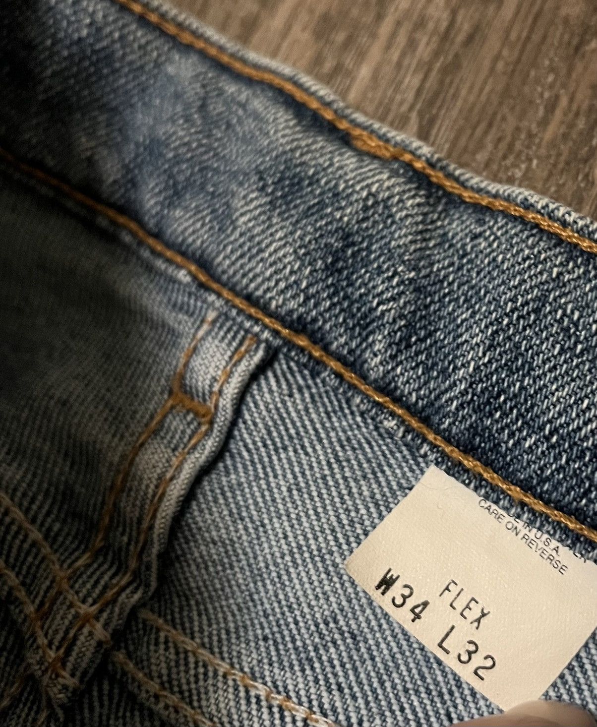 Levi's × Vintage Vintage 90’s Levis 540 Brown Tab Made In USA Flex Blue Jeans Size US 34 / EU 50 - 10 Thumbnail