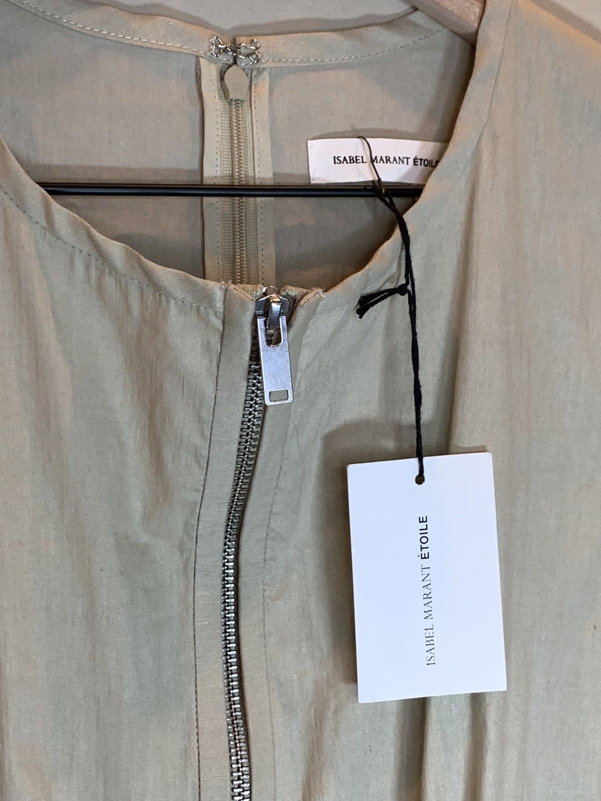 Isabel Marant Etoile RARE New Isabel Marant Étoile Robe Neit Ecru Zip Shirt Dress Size XS / US 0-2 / IT 36-38 - 6 Thumbnail