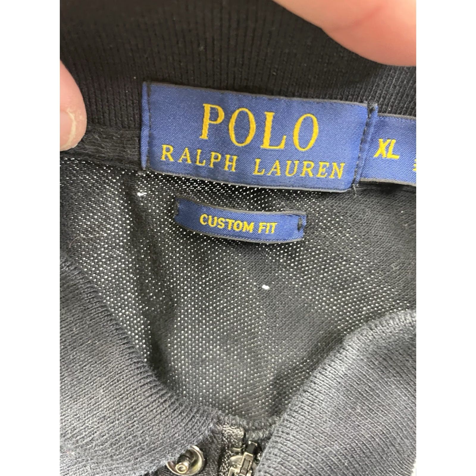 Polo Ralph Lauren Polo Ralph Lauren Polo Cycling Team Short Sleeve Polo Shirt Black White Mens XL Size US XL / EU 56 / 4 - 5 Thumbnail