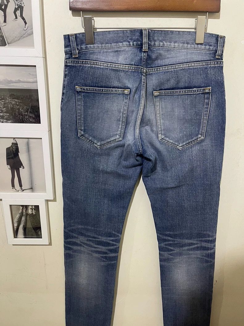Yves Saint Laurent Saint Laurent 17 FW wash knife cut fringed jeans 2502-Next Size US 28 / EU 44 - 6 Thumbnail