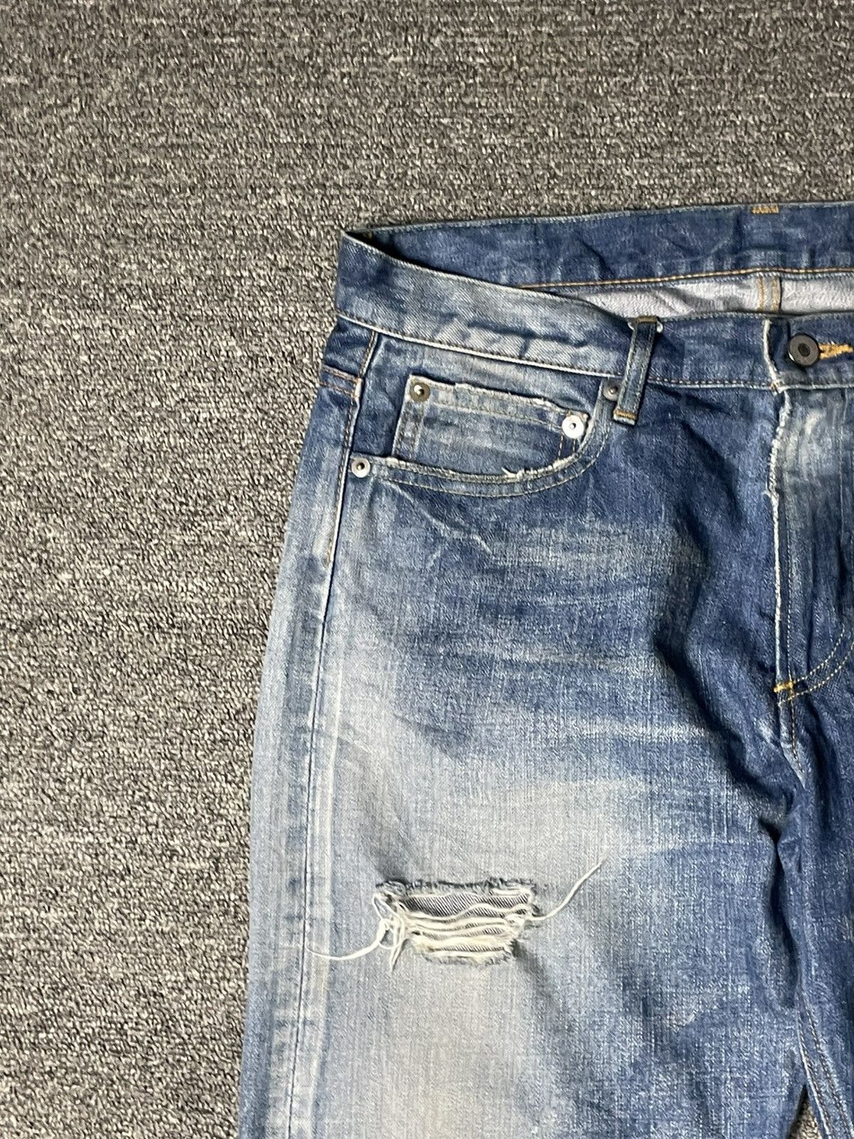 URBAN RESEARCH DOORS × Vintage URBAN RESEARCH Ripped Denim Jeans (91) Size US 32 / EU 48 - 5 Thumbnail