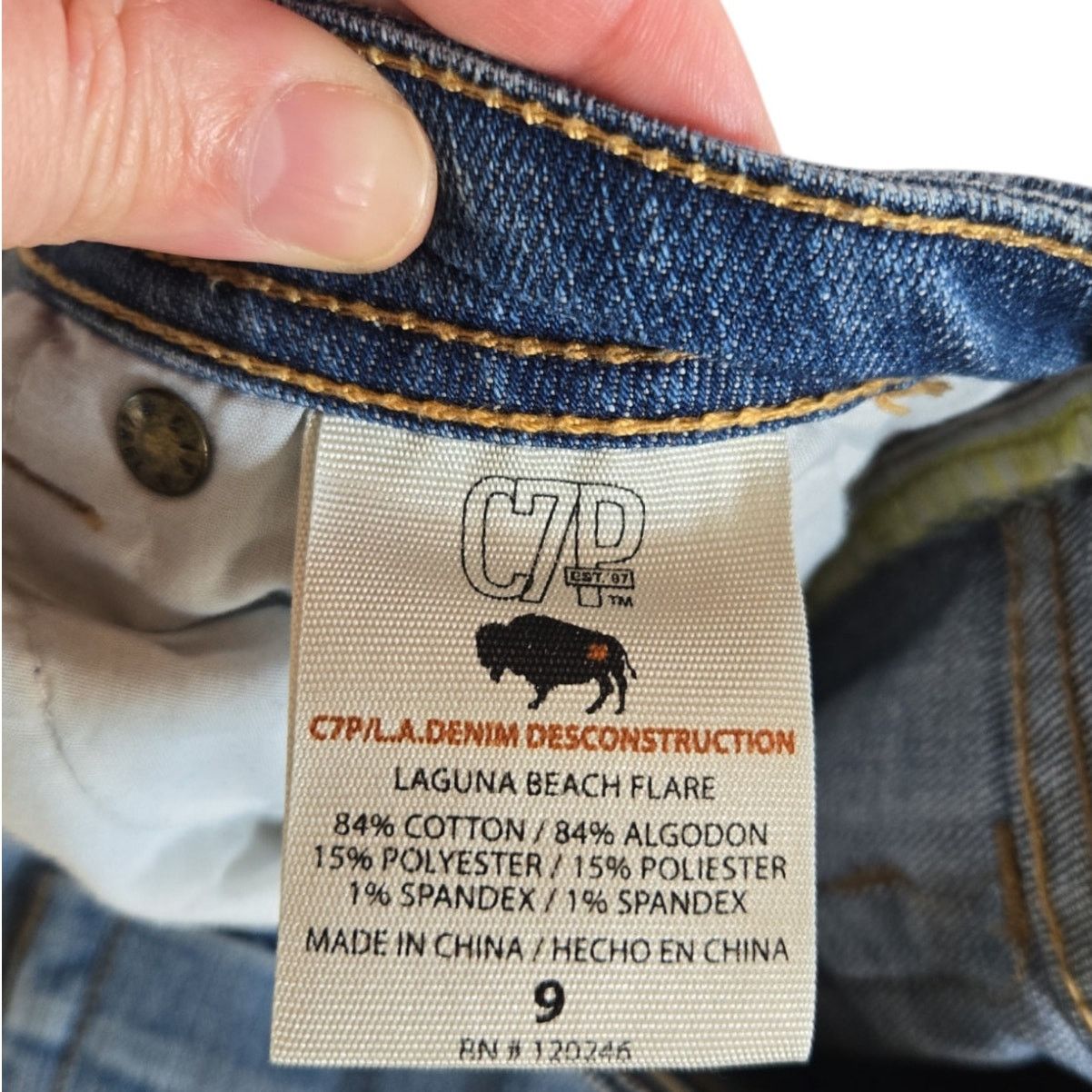 Chip & Pepper C7P | Laguna Beach Flare Jeans | Size 9 Size 31" - 5 Thumbnail