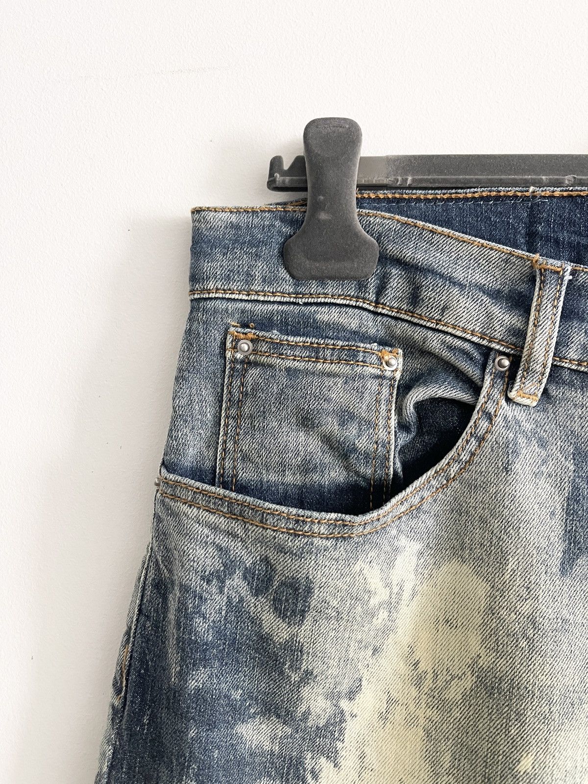 Designer STEAL! MNML Crazy Paint Denim Jeans (size 38) Size US 38 / EU 54 - 5 Thumbnail