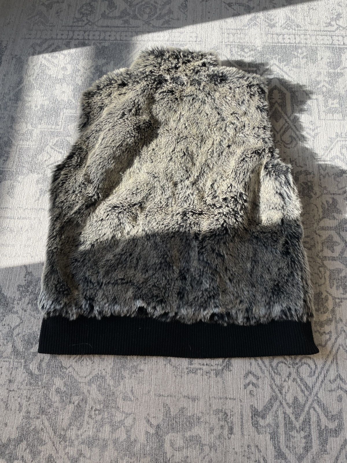Other Mohair Faux Fur Varsity y2k Hype Boxy Cropped Vest Jacket Size US M / EU 48-50 / 2 - 4 Thumbnail