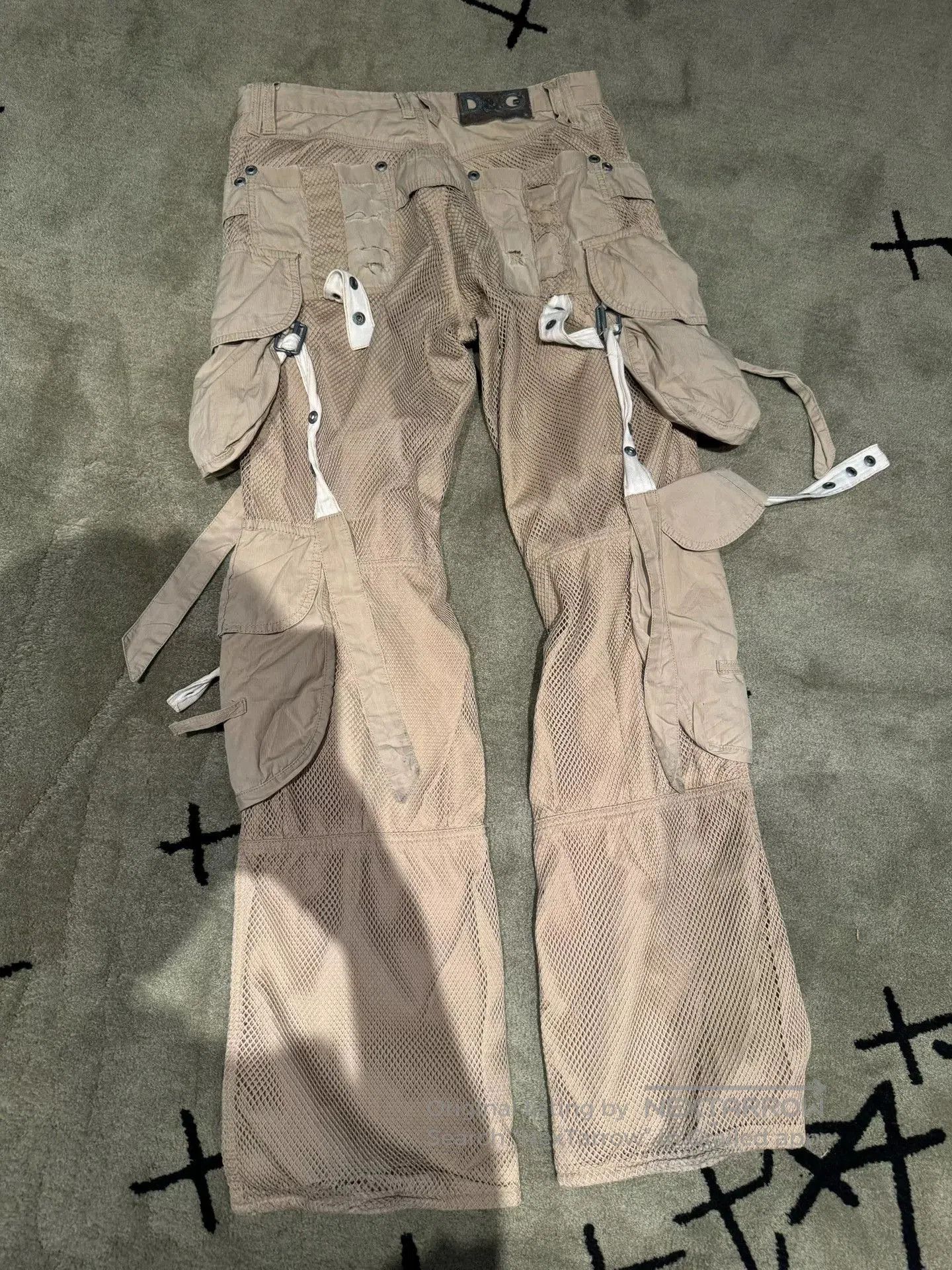 Dolce & Gabbana dolce&gabbana distressed cargo pants with straps. Size US 44 / EU 60 - 6 Thumbnail