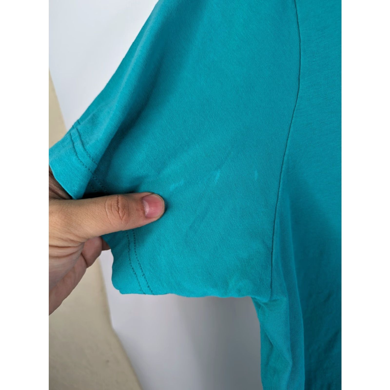 Tommy Bahama Tommy Bahama Shirt Men L Teal Island Sleepwear Crew Neck Short Sleeve Pullover 95% Cotton 5% Spandex Size US L / EU 52-54 / 3 - 2 Thumbnail