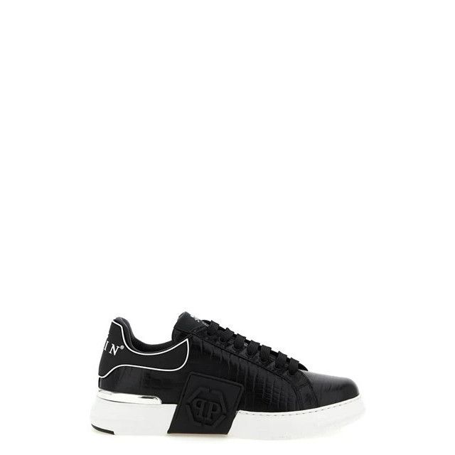 Philipp Plein PHILLIP PLEIN Phantom Kick Black Sneakers New & Authentic (M Size US 7 / EU 40 - 1 Thumbnail