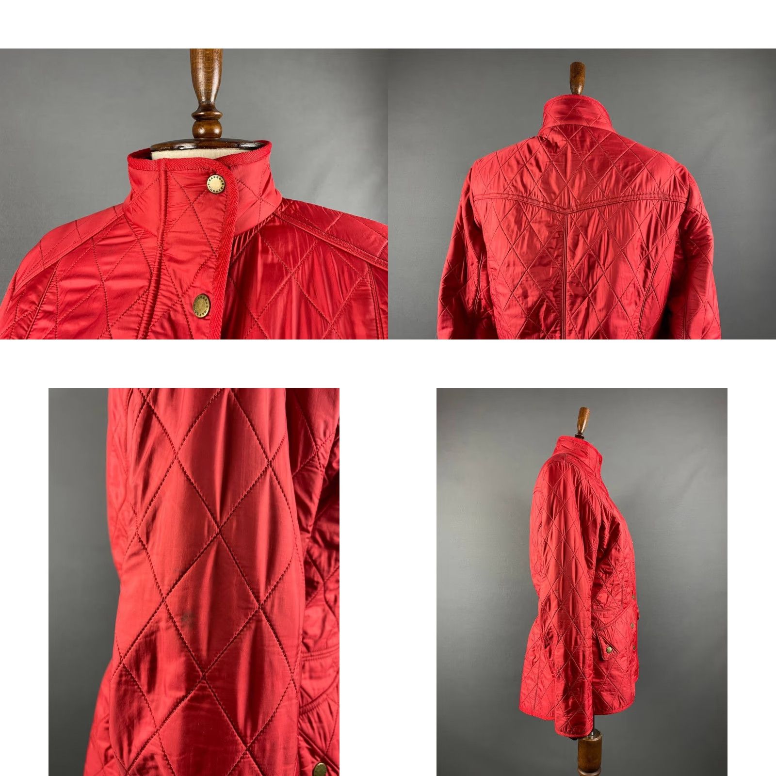 Barbour Barbour Jacket Womens Size 40 Red Long Sleeve Full Zip Pockets 40 Barbour Womens Jacket Red Long Sleeve Zip Pockets Regular Fit Adult Womens Size S / US 4 / IT 40 - 8 Thumbnail