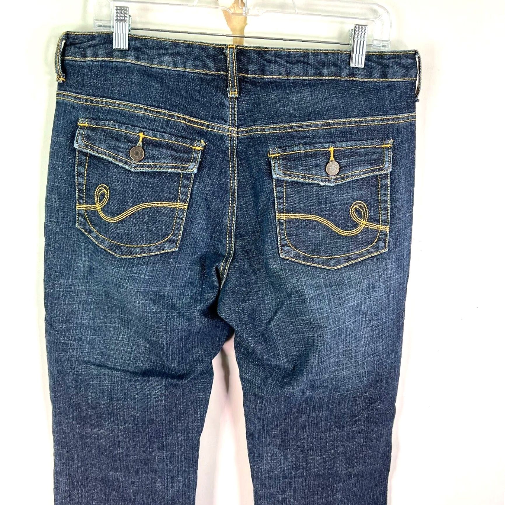 Apt. 9 Apt. 9 Jeans Womens 34 Inseam 31 Flap Pocket Straight Leg 12 Blue Denim City USA Modern Regular Size 34" / US 12 / IT 48 - 5 Thumbnail