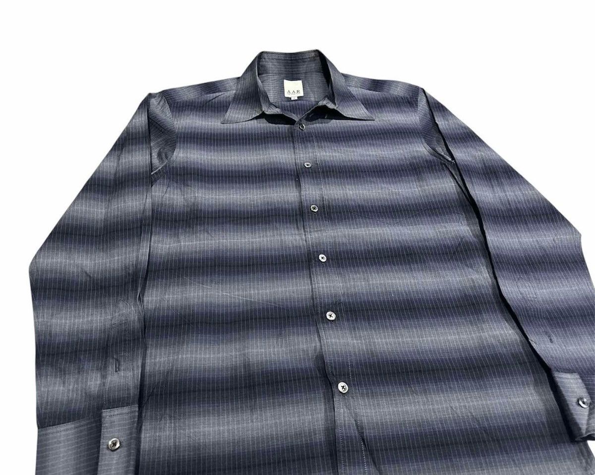 Yohji Yamamoto 🔥Vintage A.A.R By Yohji Yamamoto Shirt Striped Size US M / EU 48-50 / 2 - 2 Thumbnail