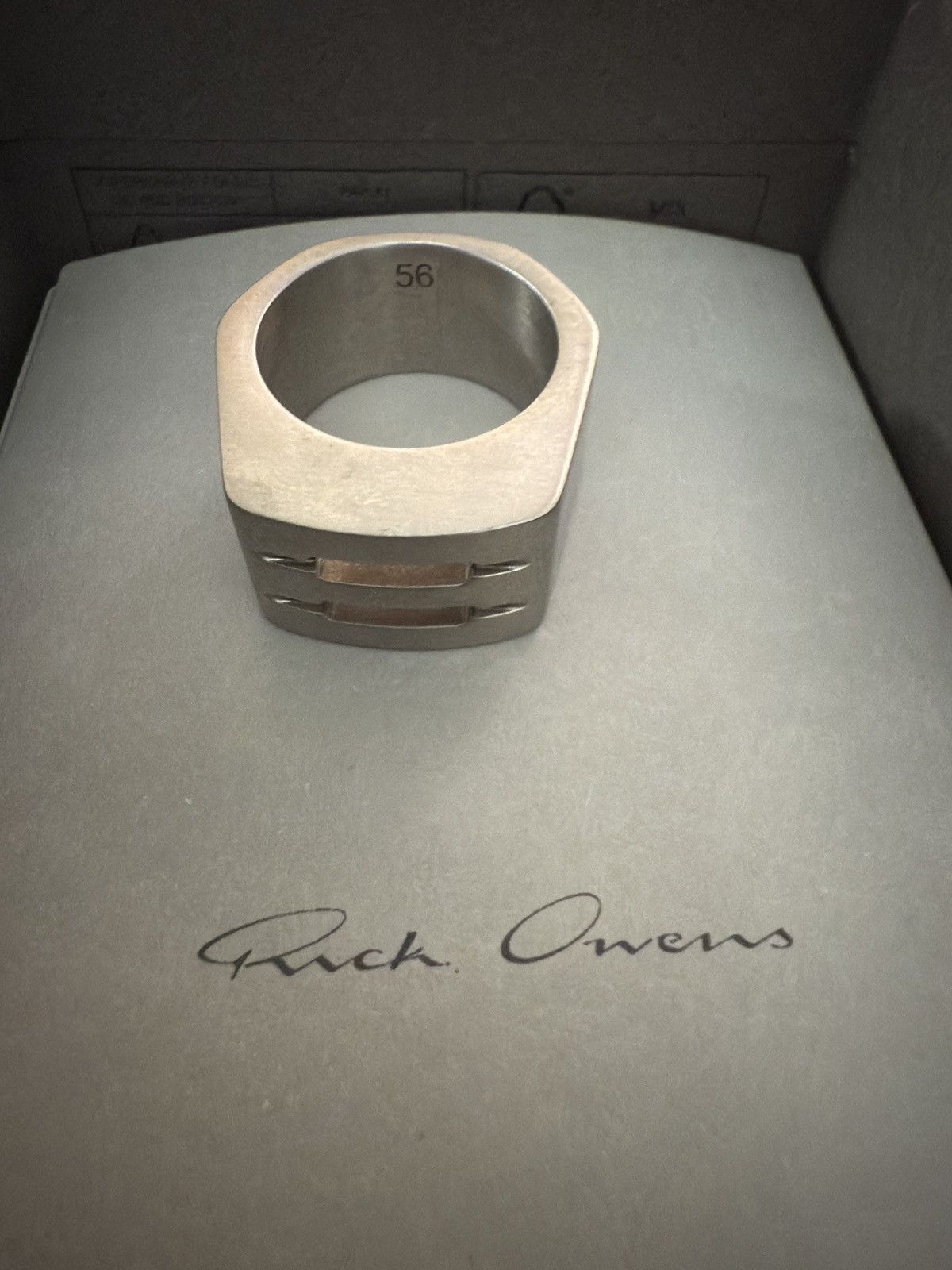 アクセサリー Rick Owens Grill Ring SIZE 56 Rick Owens Rick owens grill ring rare 56 | Grailed