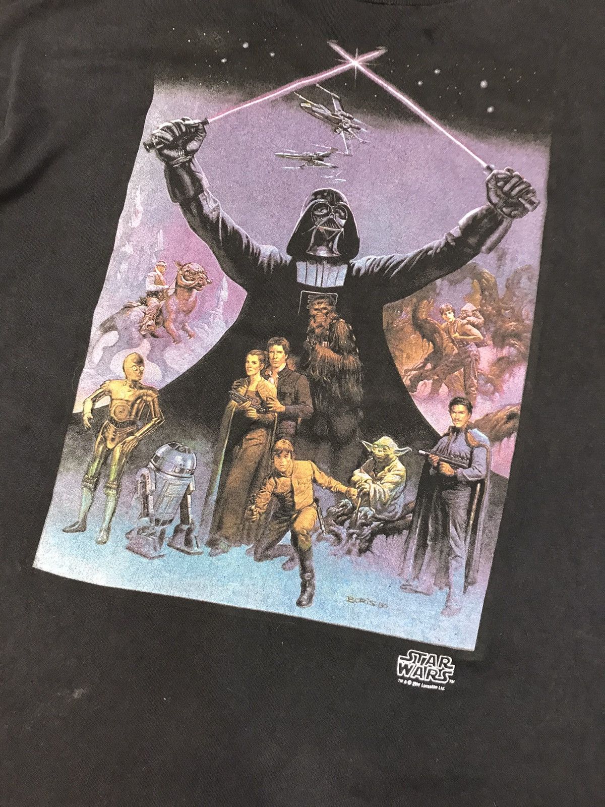 Vintage 1994 starwars [ Single Stitch ] Tee Size US L / EU 52-54 / 3 - 5 Thumbnail