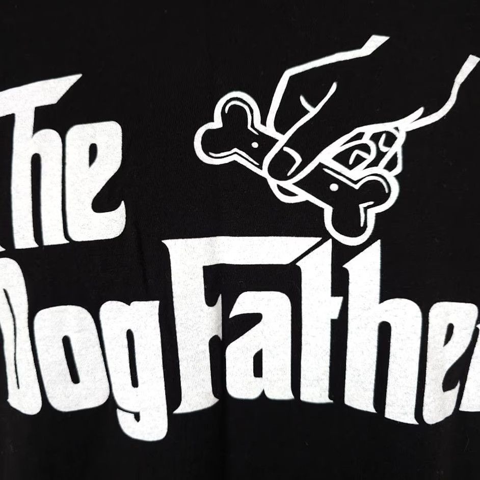 Tultex VINTAGE not -> The Dogfather T Shirt Mens Size Medium Black Pet Owner Size US M / EU 48-50 / 2 - 3 Thumbnail