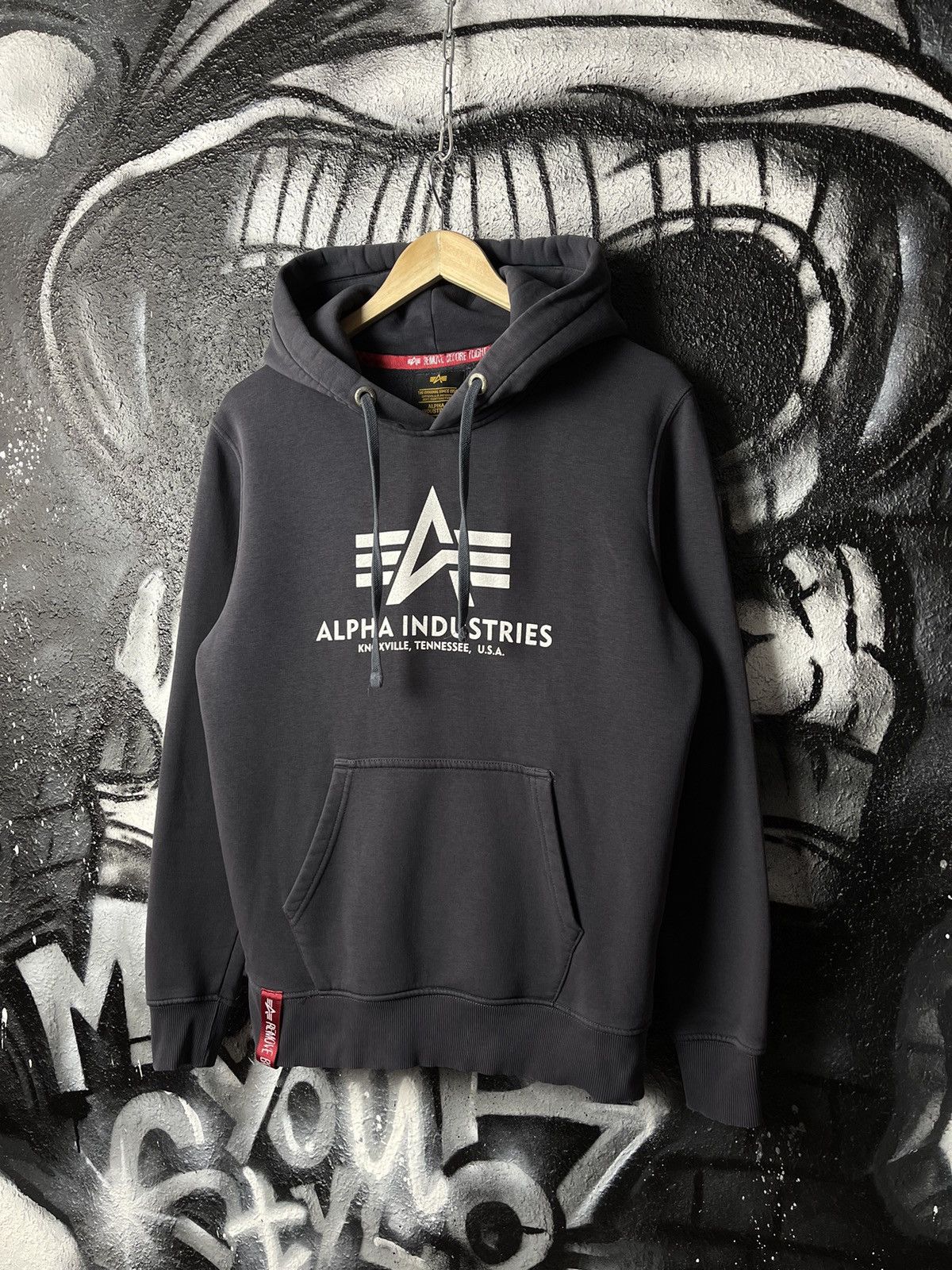 Alpha orders industries grey hoodie