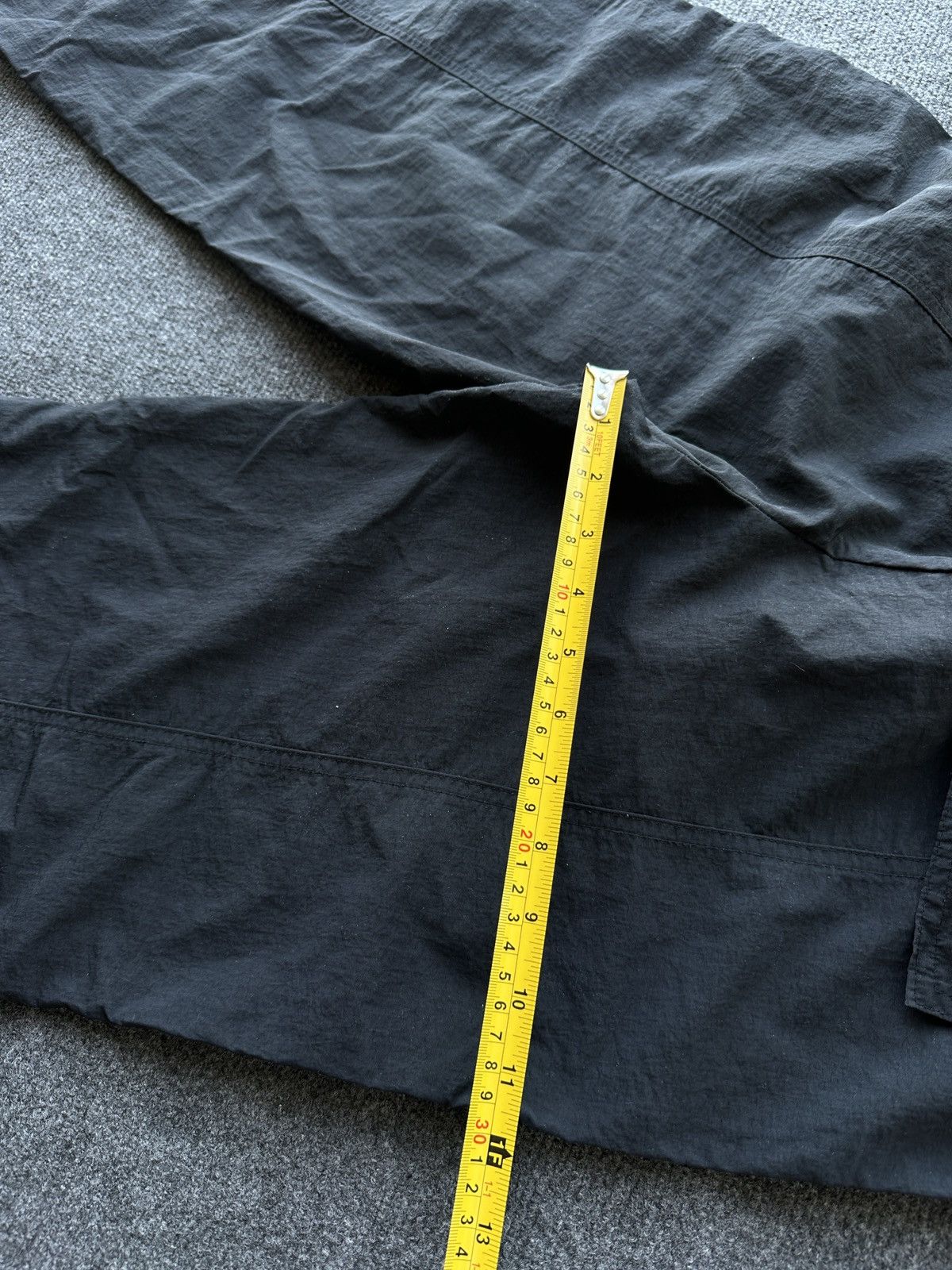 Other 🚨CARGO BAGGY MULTIPOCKET WOMEN PANTS RARE BLACK STRIPE Size 27" / US 4 / IT 40 - 20 Thumbnail