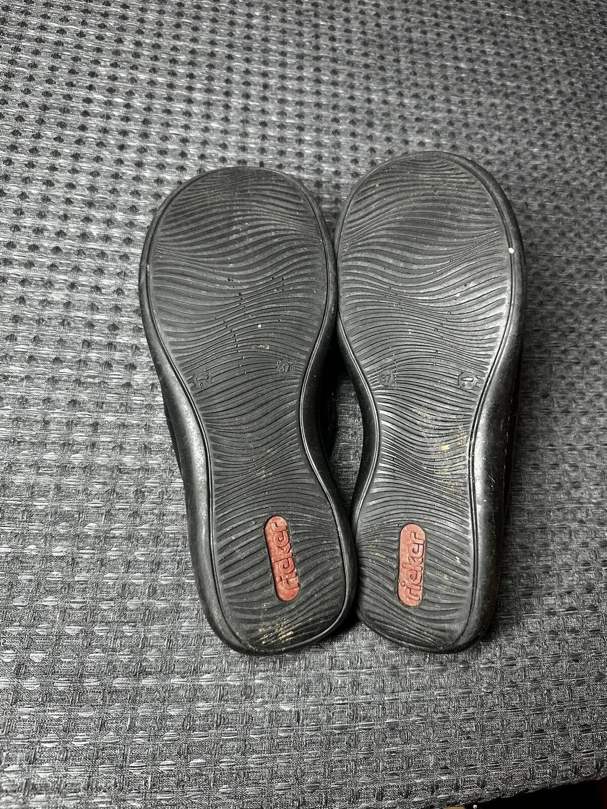 Rieker Rieker Black Slip-On Comfort Clogs Size US 6.5 / EU 39-40 - 3 Thumbnail