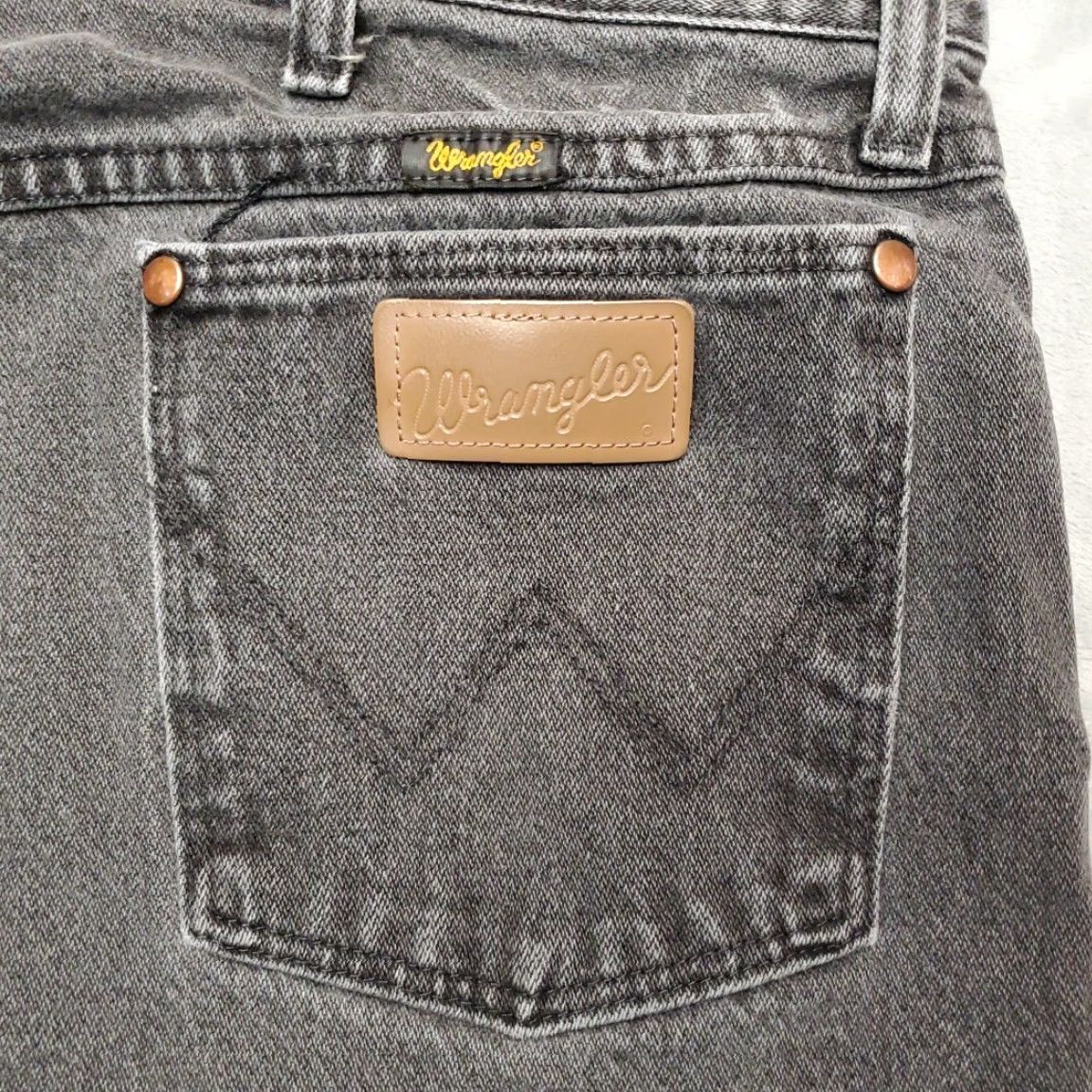 Wrangler Wrangler Jeans Mens 38x30 Black Heavyweight Denim 1013MWZ Western Cowboy Rodeo Size US 38 / EU 54 - 6 Thumbnail