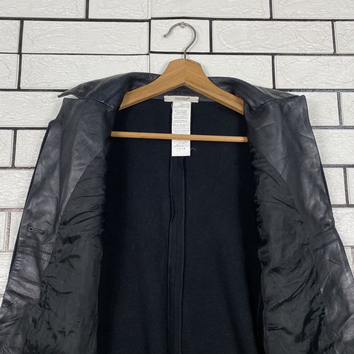 Japanese Brand 📌Biker Bondage Leather Jacket Designer Pegorer Punk Style Size US S / EU 44-46 / 1 - 15 Thumbnail