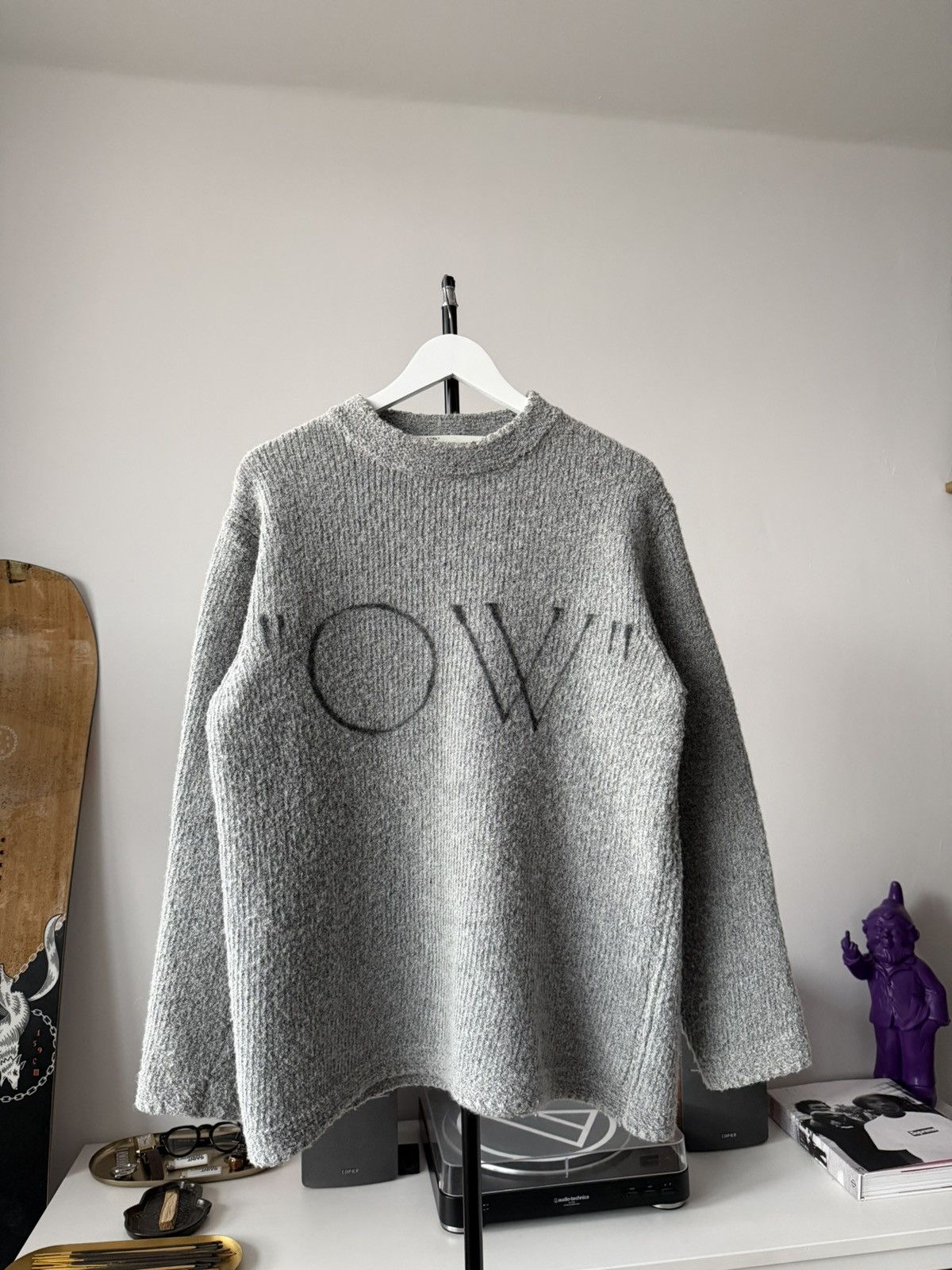 Off-White OFF WHITE vintage knitted sweater Virgil Abloh archive Size US M / EU 48-50 / 2 - 2 Thumbnail