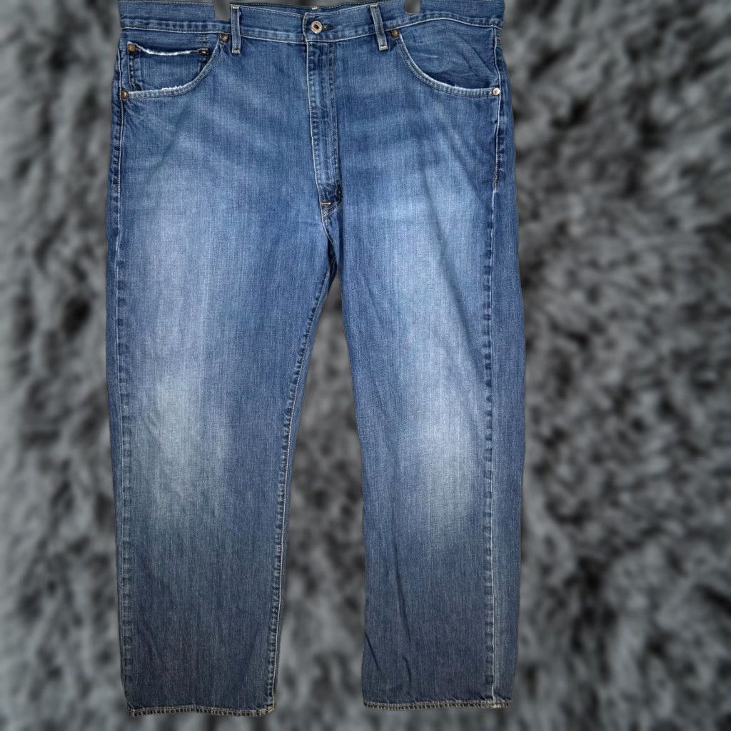 Ralph Lauren Ralph Lauren Jeans Men 42 X 32 Blue Denim 5-Pocket Straight Relaxed Fit Jeans Size US 42 / EU 58 - 1 Thumbnail
