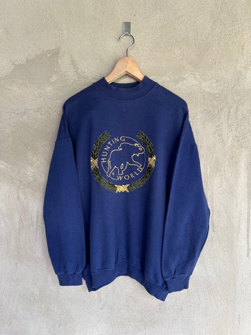 Vintage Vintage Hunting World Big Logo Sweatshirt Size US M / EU 48-50 / 2 - 2 Thumbnail