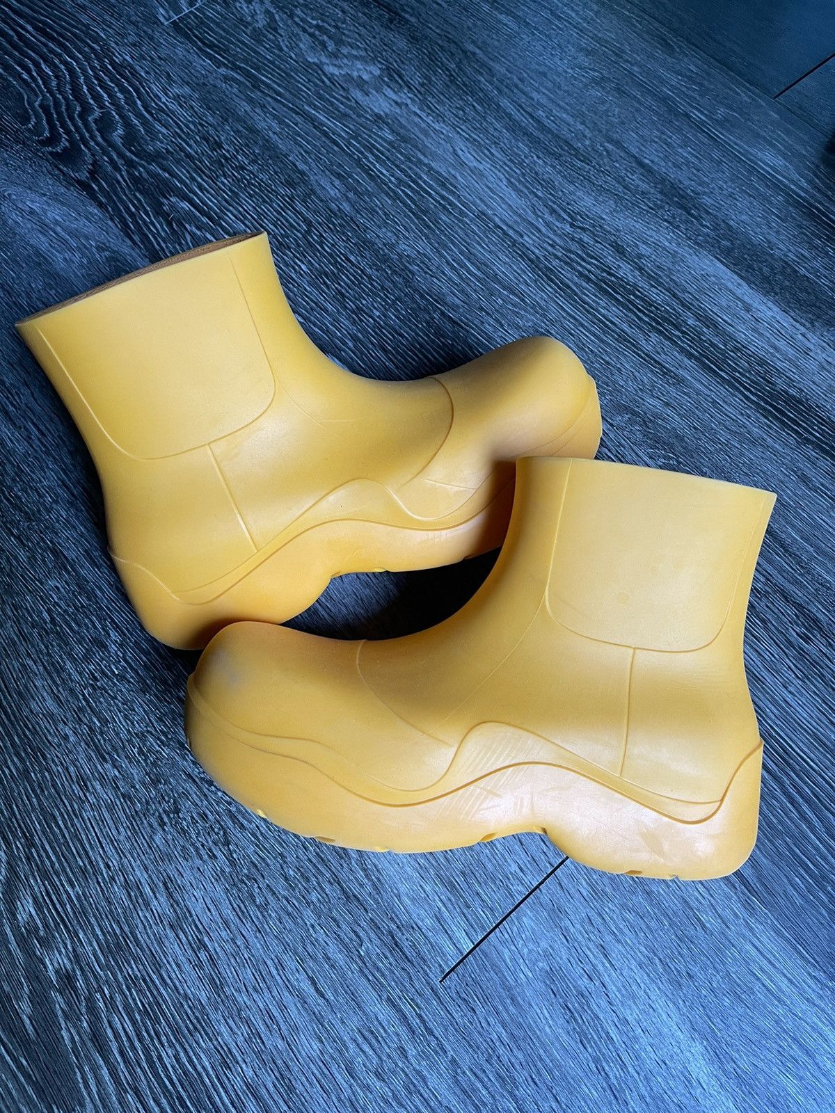 Bottega Veneta Bottega Veneta Orange Puddle Boots Size US 8 / EU 41 - 1 Thumbnail