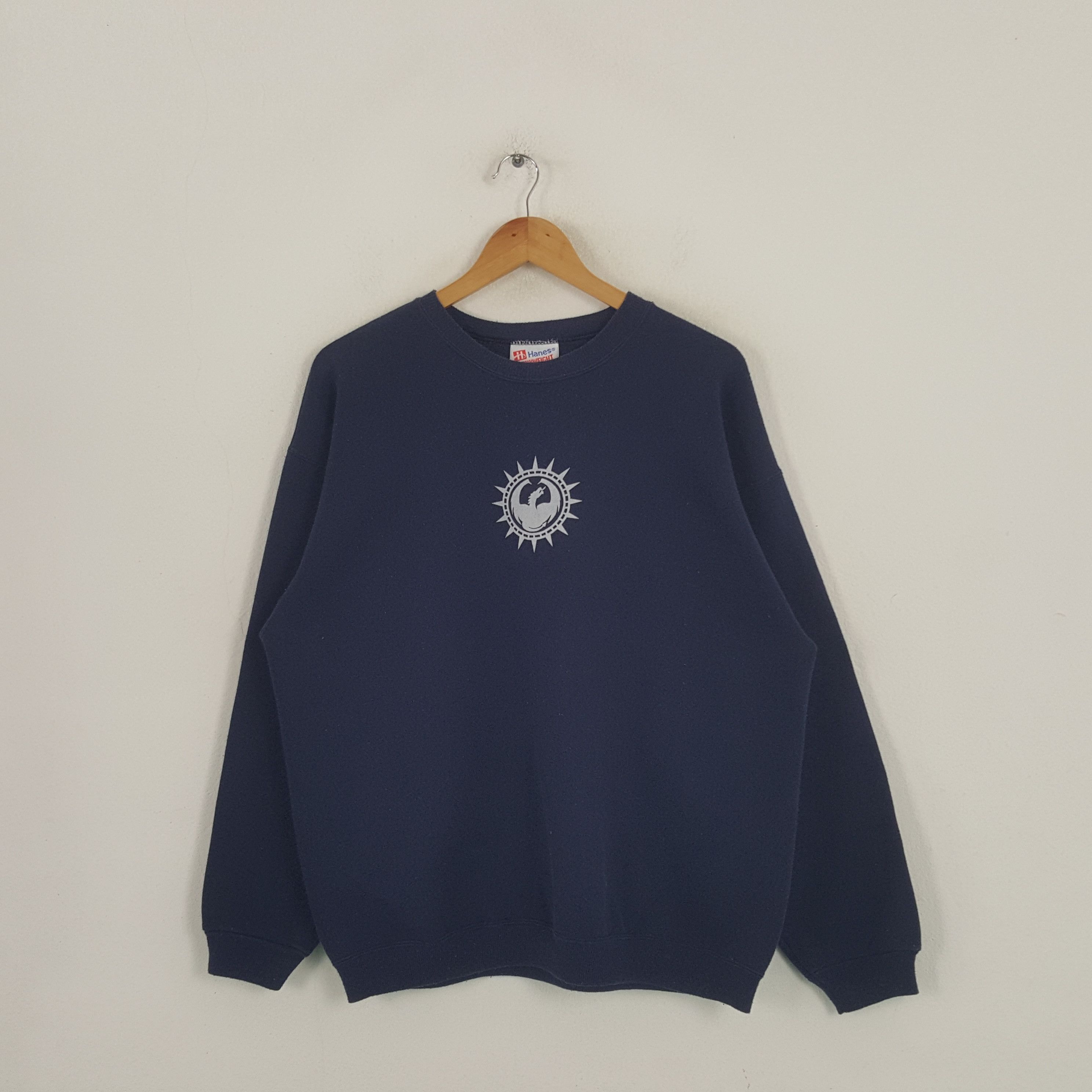 Japanese Brand × Vintage Vintage Dragon Optical Big Logo Sweatshirt Size US L / EU 52-54 / 3 - 3 Thumbnail