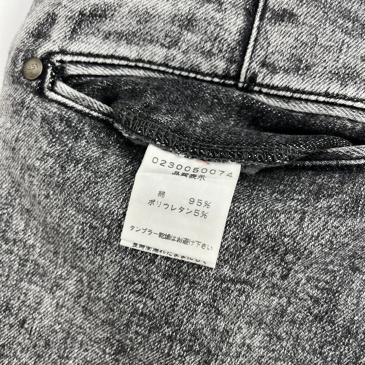 5351 POUR LES HOMMES × Beauty Beast × Designer 1990s 5351 Pour les Hommes Patchworks Lgb Goa Flared Jeans Size US 30 / EU 46 - 10 Thumbnail
