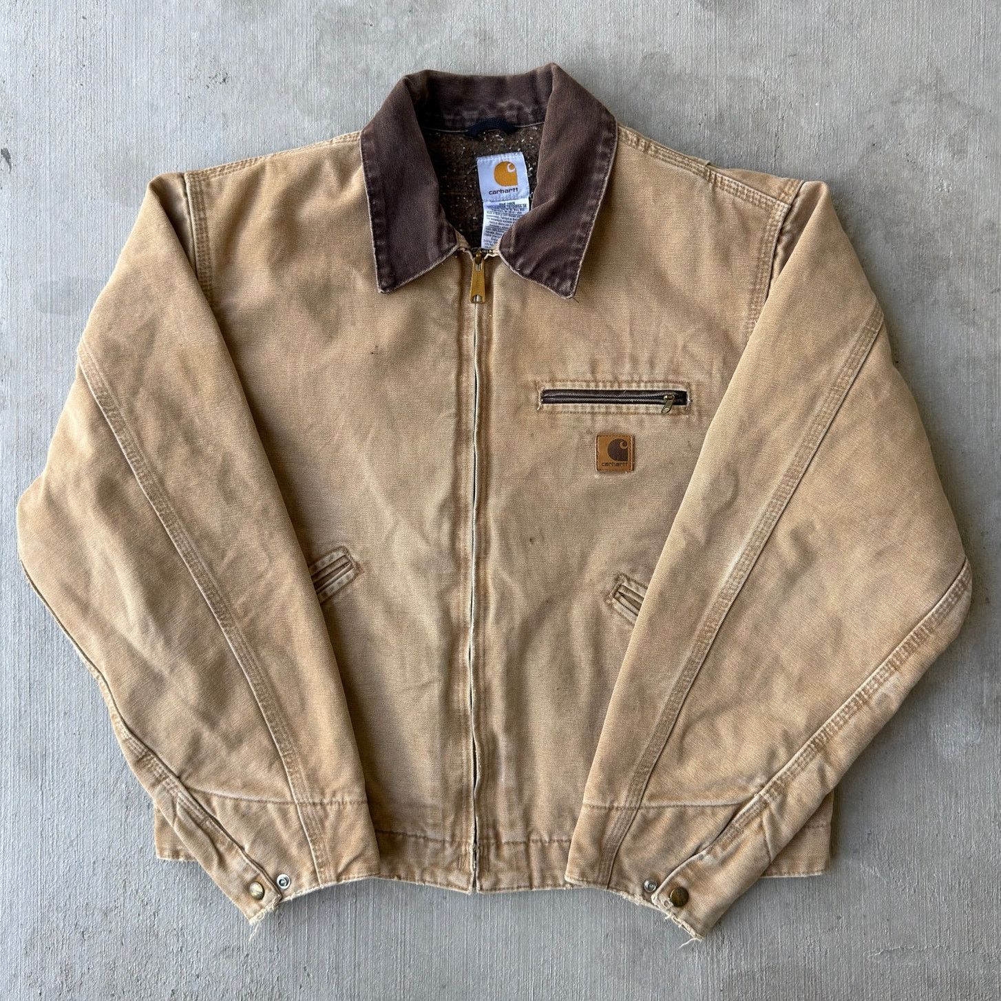 Carhartt × Streetwear × Vintage Carhartt Detroit Camel Jacket