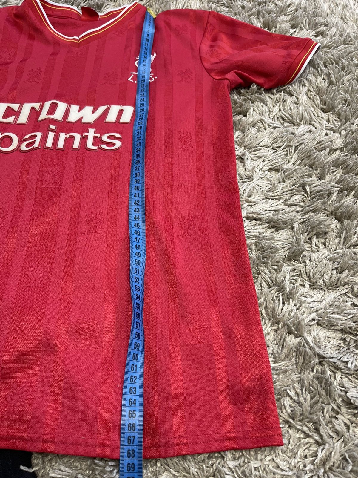 Adidas × Vintage LIVERPOOL RETRO REPLICA 1987/1988 FOOTBALL SHIRT SCORE DRAW Size US S / EU 44-46 / 1 - 8 Thumbnail
