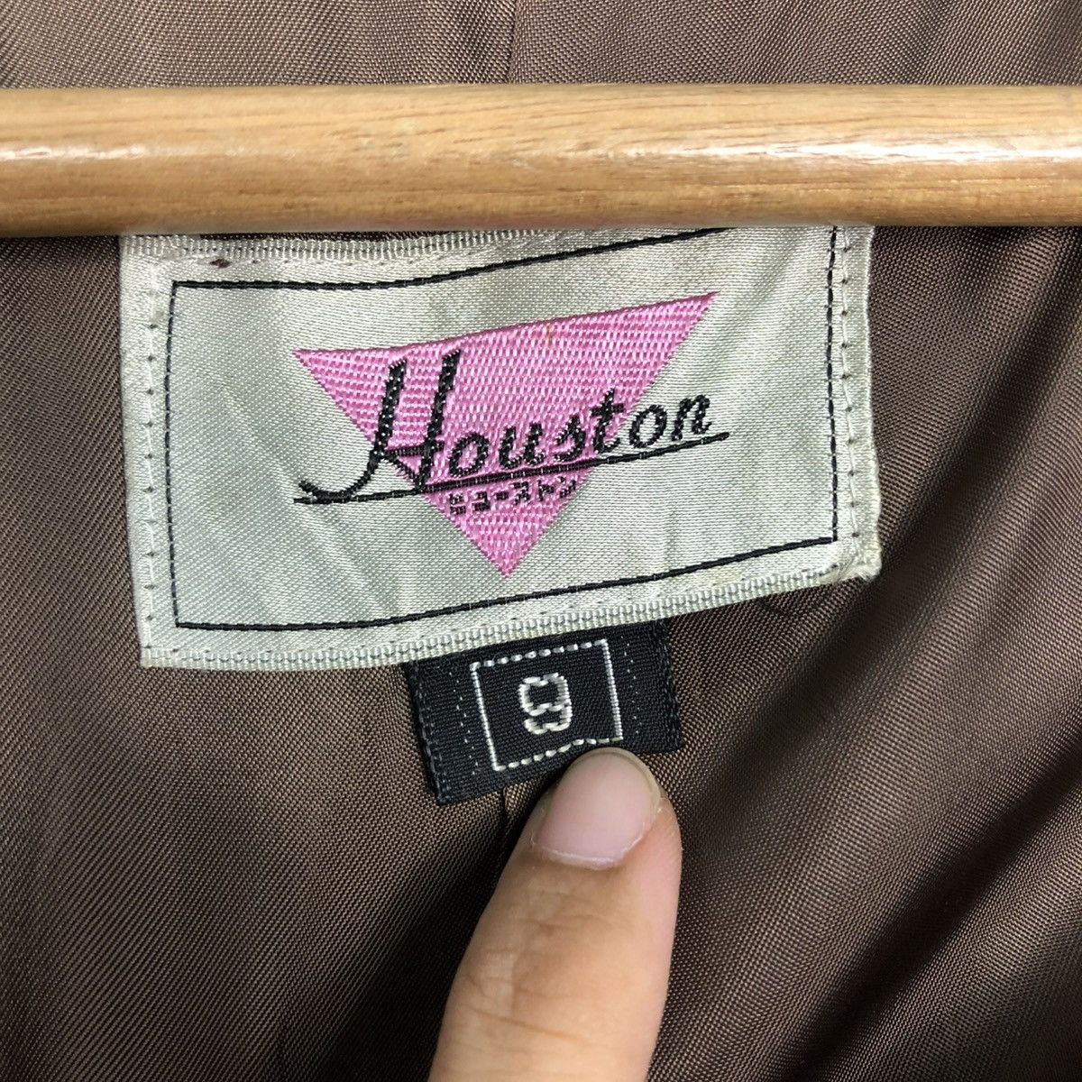 Japanese Brand 🔥VINTAGE BOMBER LEATHER JACKET SOFT HOUSTAN Size US M / EU 48-50 / 2 - 21 Thumbnail