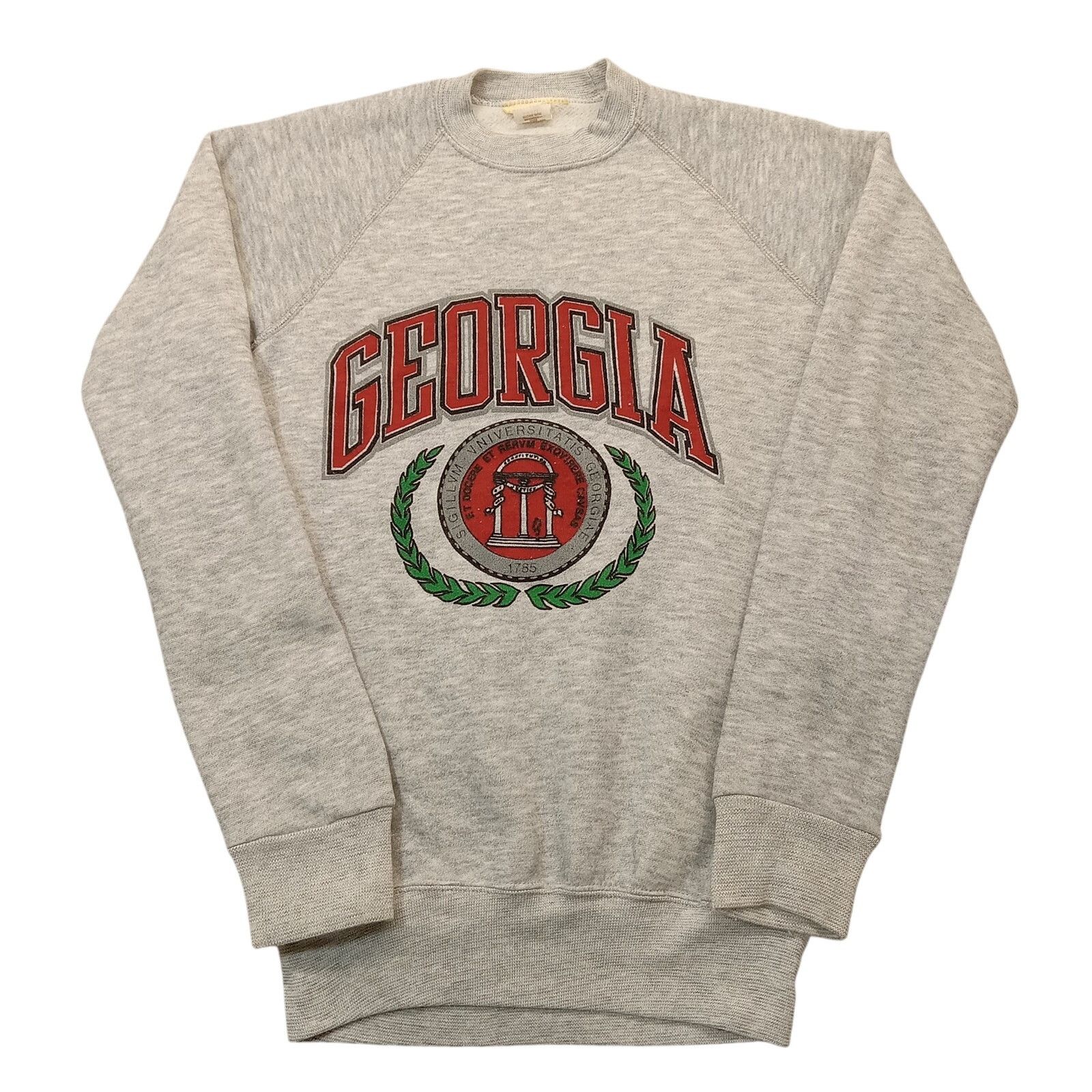 & Other Stories Vintage 90's University Of Georgia Sweatshirt S Men's Gray Size US S / EU 44-46 / 1 - 1 Thumbnail