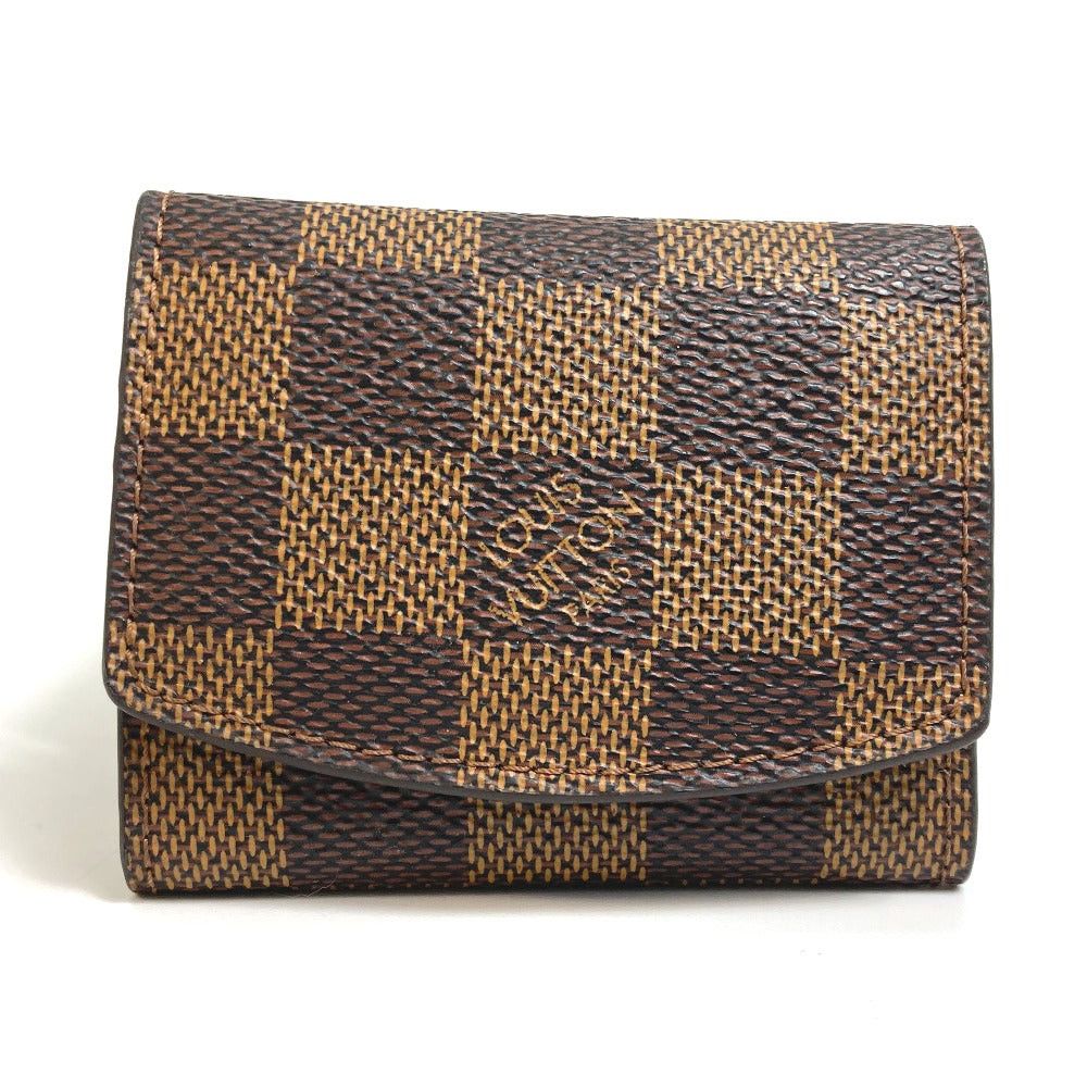 Louis Vuitton Louis Vuitton M64681 Damier Cuff Links Case Threefold Accessory Canvas Unisex Size ONE SIZE - 1 Thumbnail