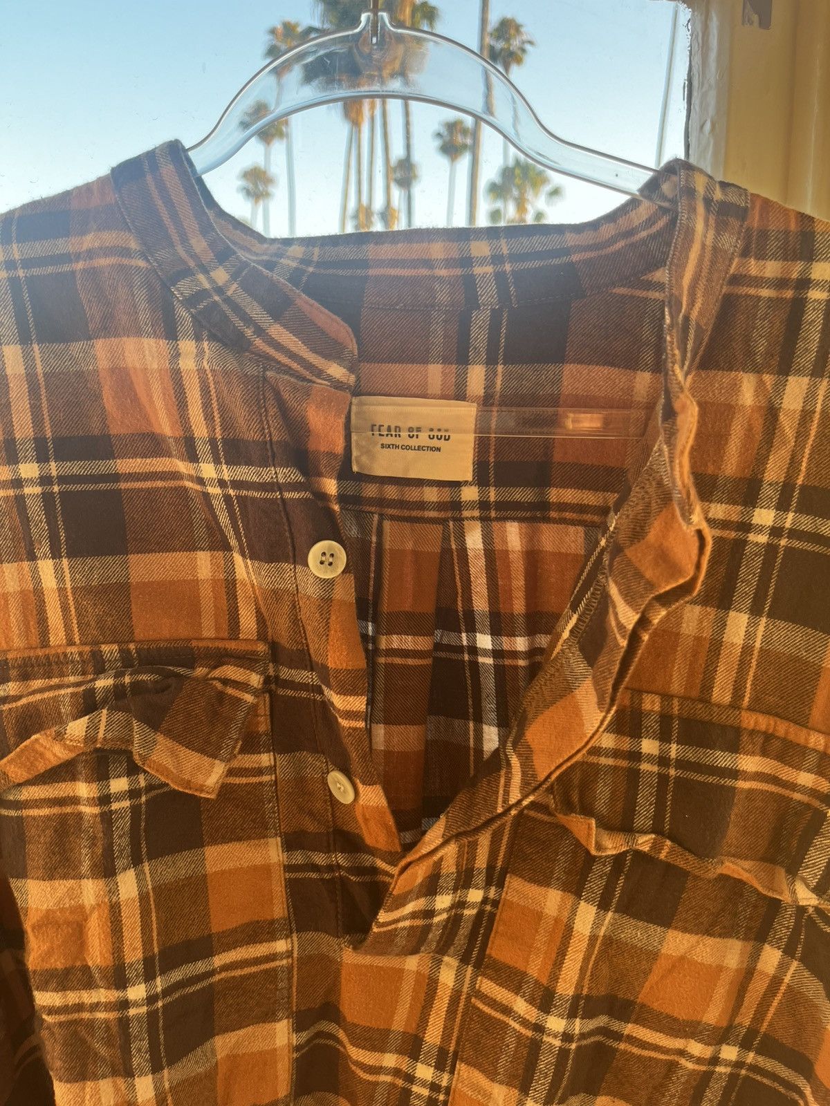 Fear of God Fear of God Size XL Plaid Flannel Size US XL / EU 56 / 4 - 5 Thumbnail