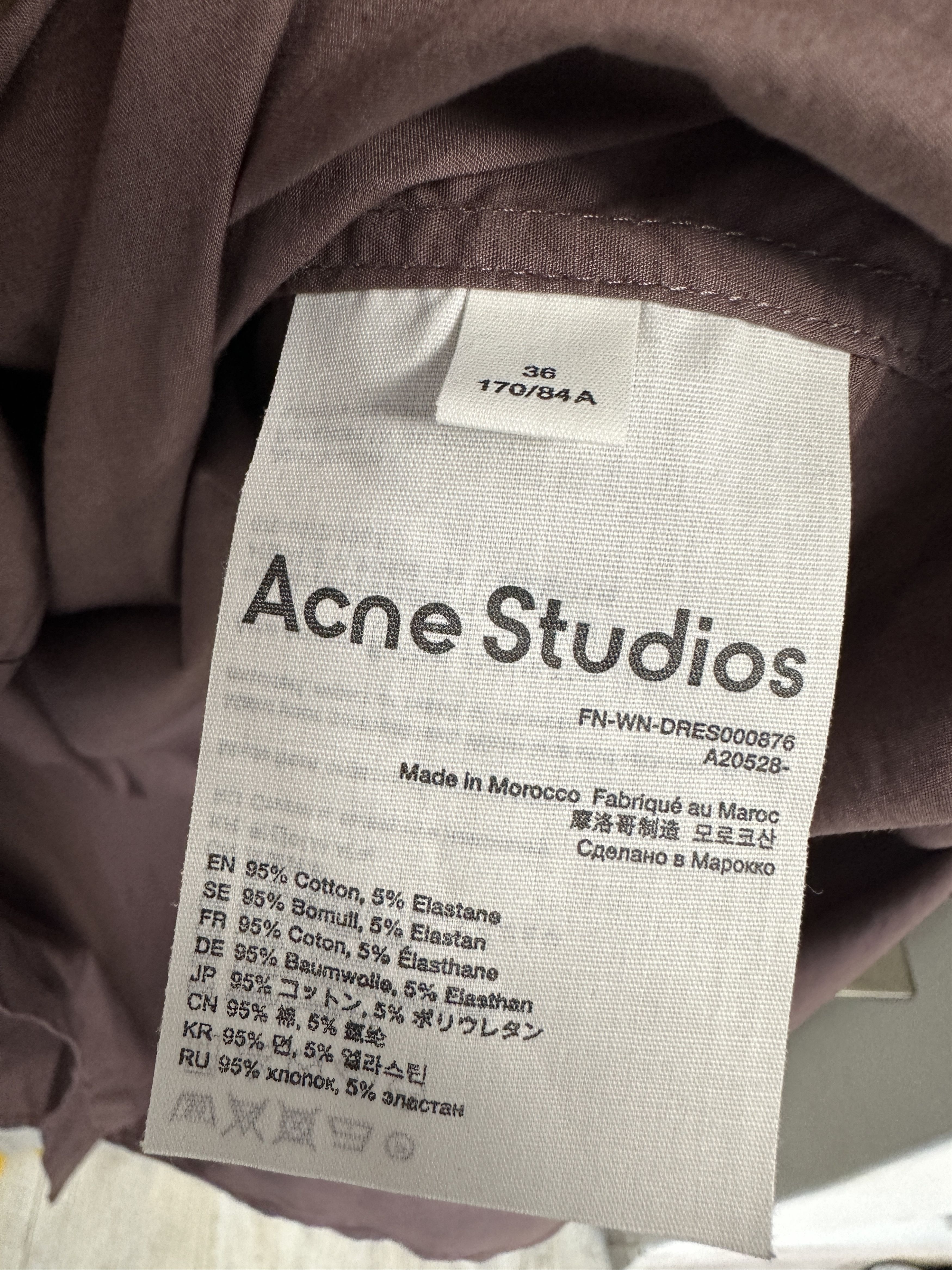 Acne Studios Acne Studios Oversize Midi Dress Size XS / US 0-2 / IT 36-38 - 6 Thumbnail