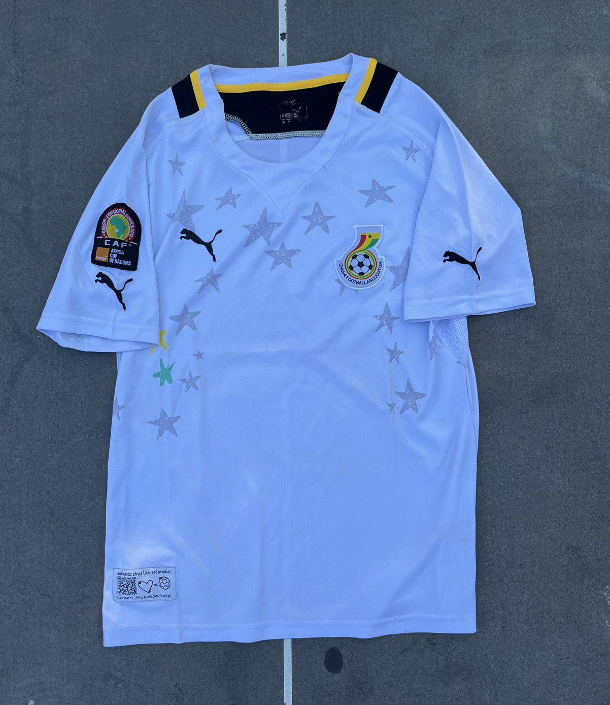 Vintage Ghana 2012 CAF Vintage Stars Jersey Size US M / EU 48-50 / 2 - 1 Thumbnail
