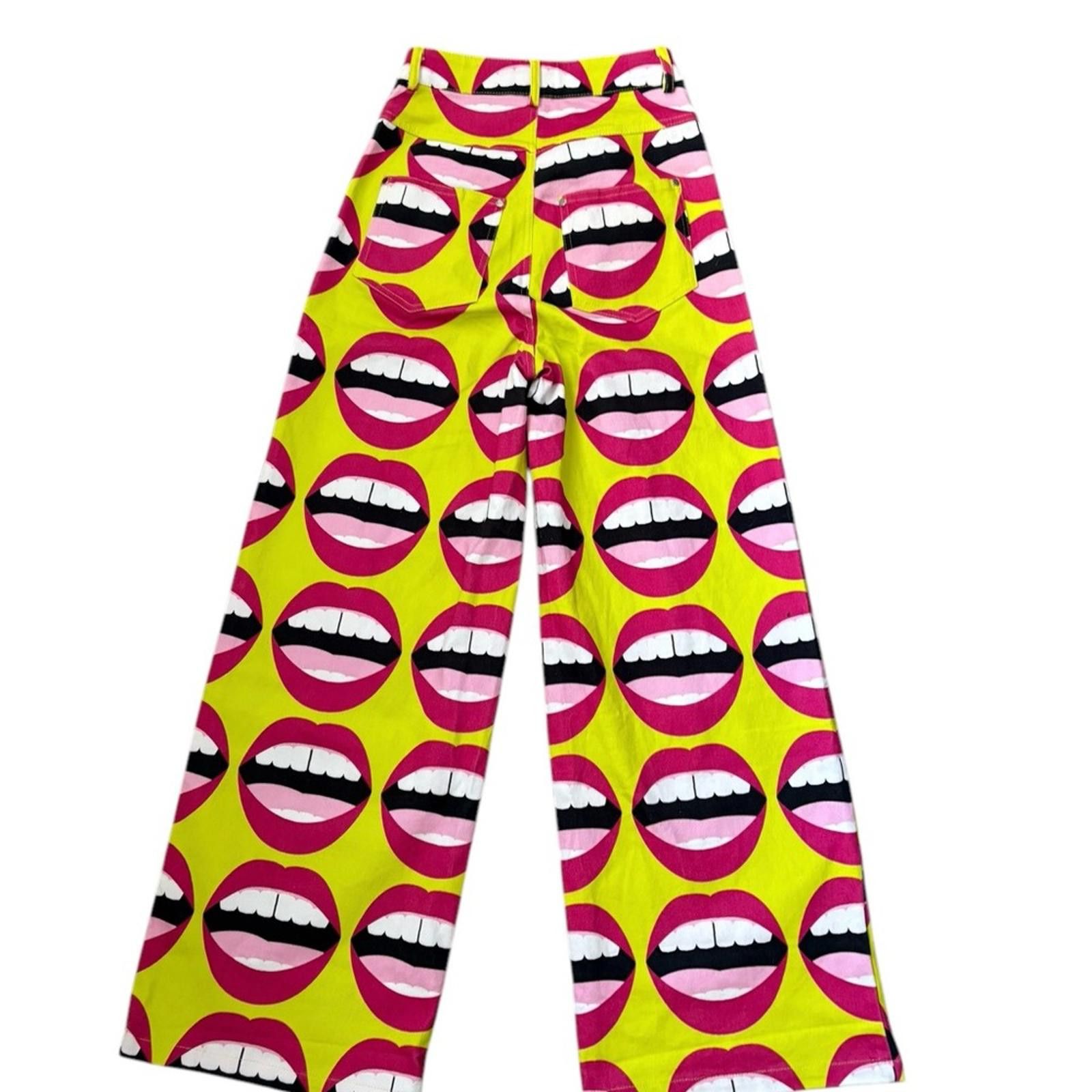 Other Hayley Elsaesser Mouthy Wide Leg Festival Pants Size 26" / US 2 / IT 38 - 6 Thumbnail