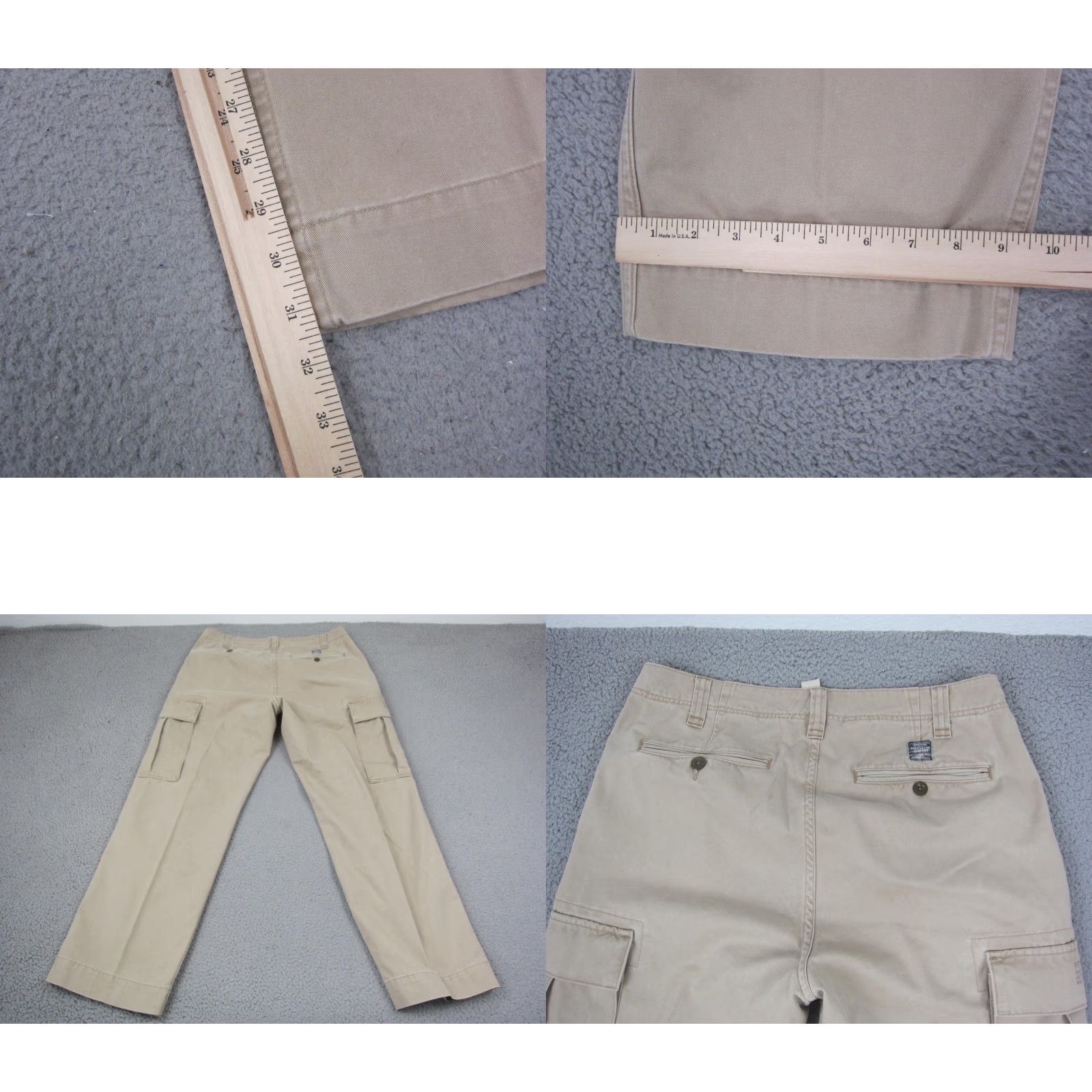 Polo Ralph Lauren VINTAGE Polo Ralph Lauren Pants Mens W36 L32 Brown Cargo Military Surplus USRL Size US M / EU 48-50 / 2 - 9 Thumbnail